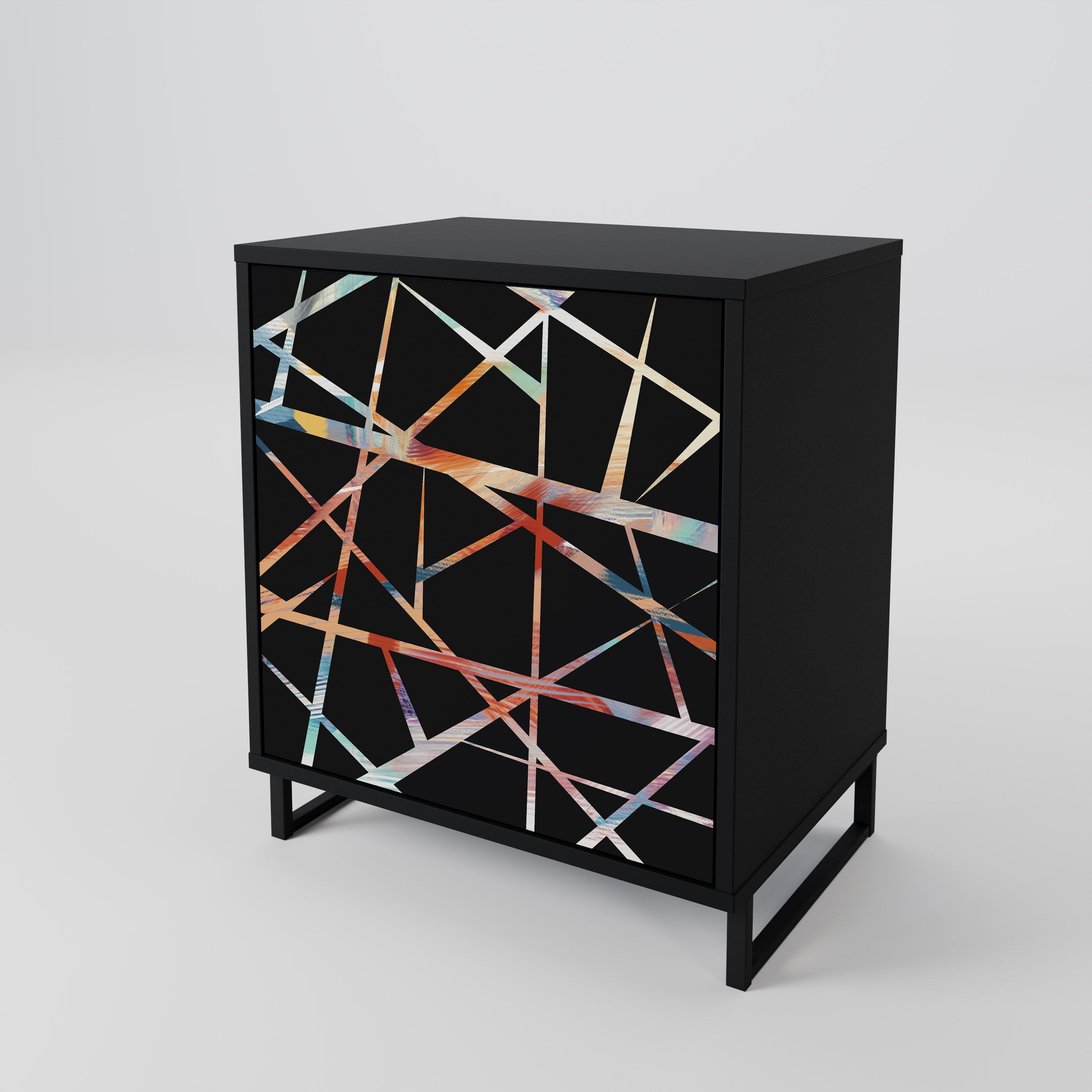 POLYGON VERVE Komoda 1-drzwiowa korpus Czarny