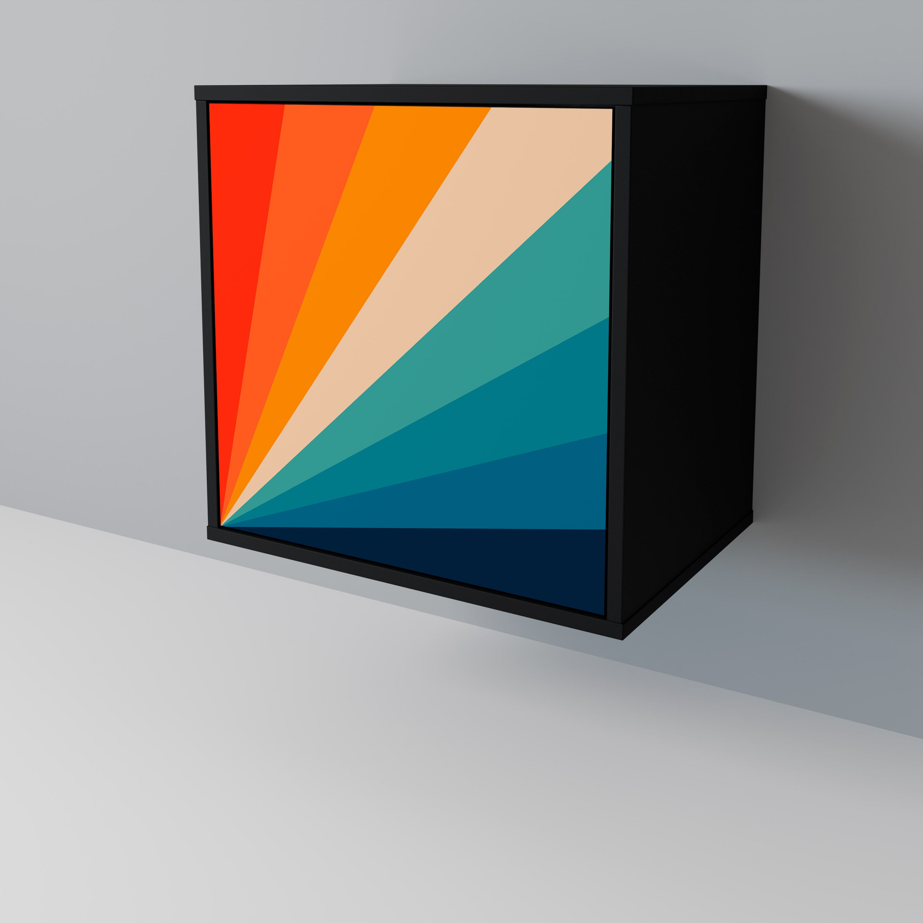 PRISM CONCUSSION Komoda 1-drzwiowa korpus Czarny