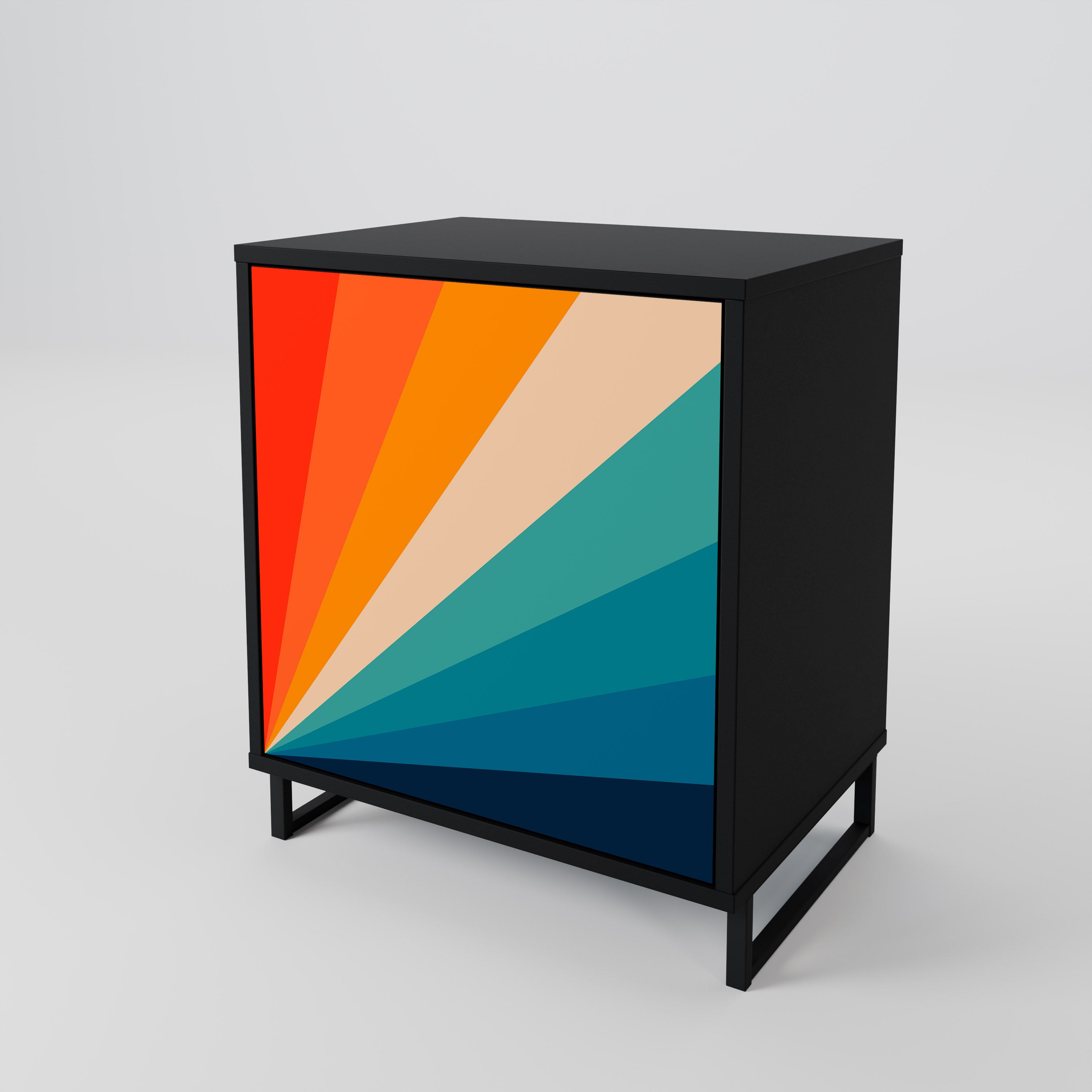 PRISM CONCUSSION Komoda 1-drzwiowa korpus Czarny