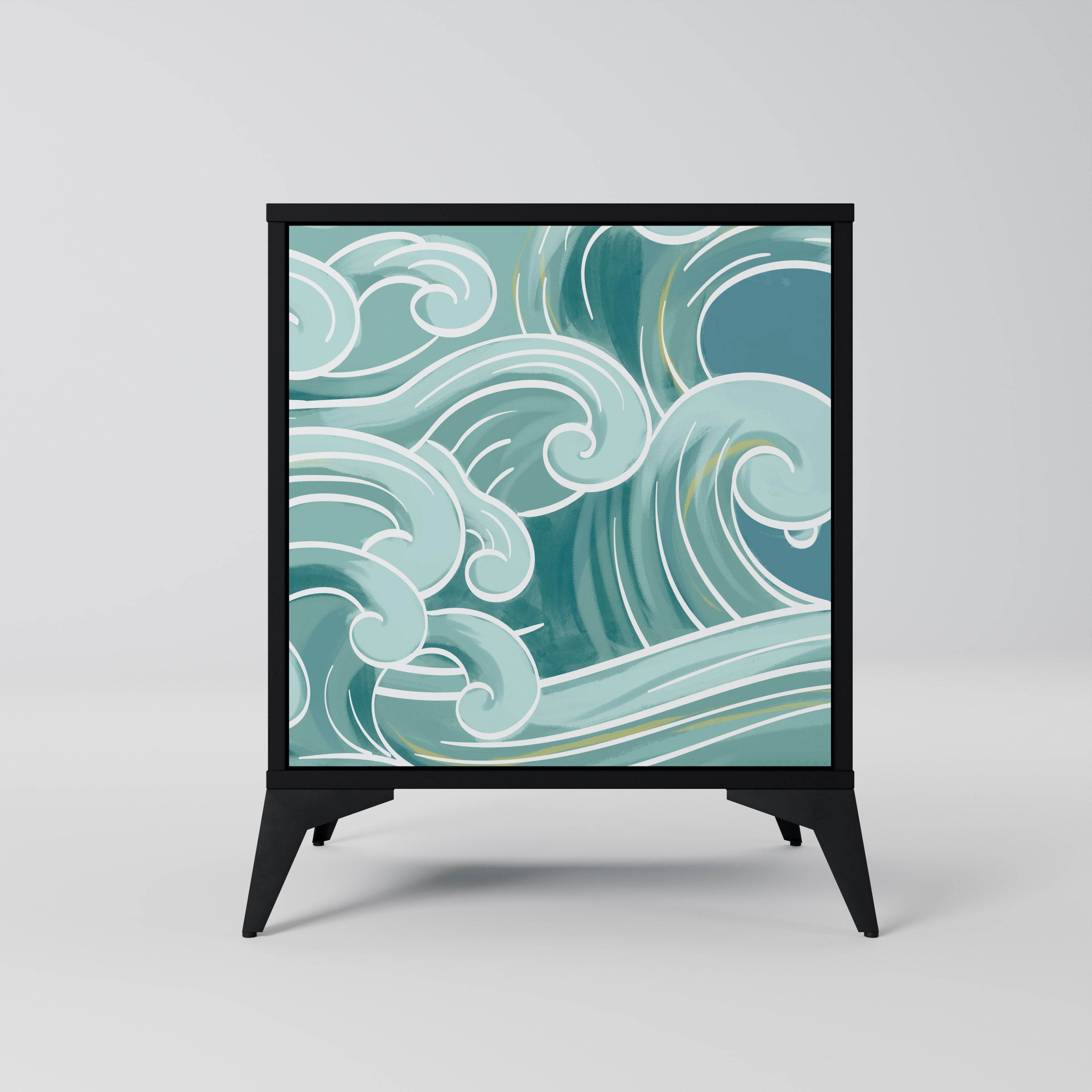 ASIAN SWAY Komoda 1-drzwiowa korpus Czarny