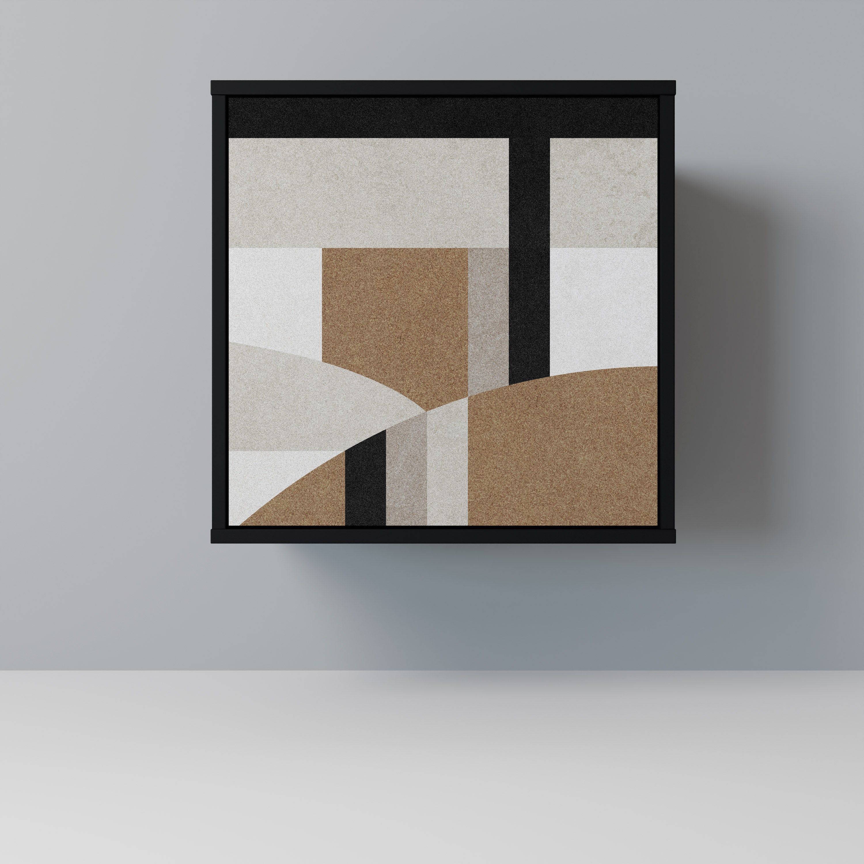 DELICATE MEMENTO Komoda 1-drzwiowa korpus Czarny