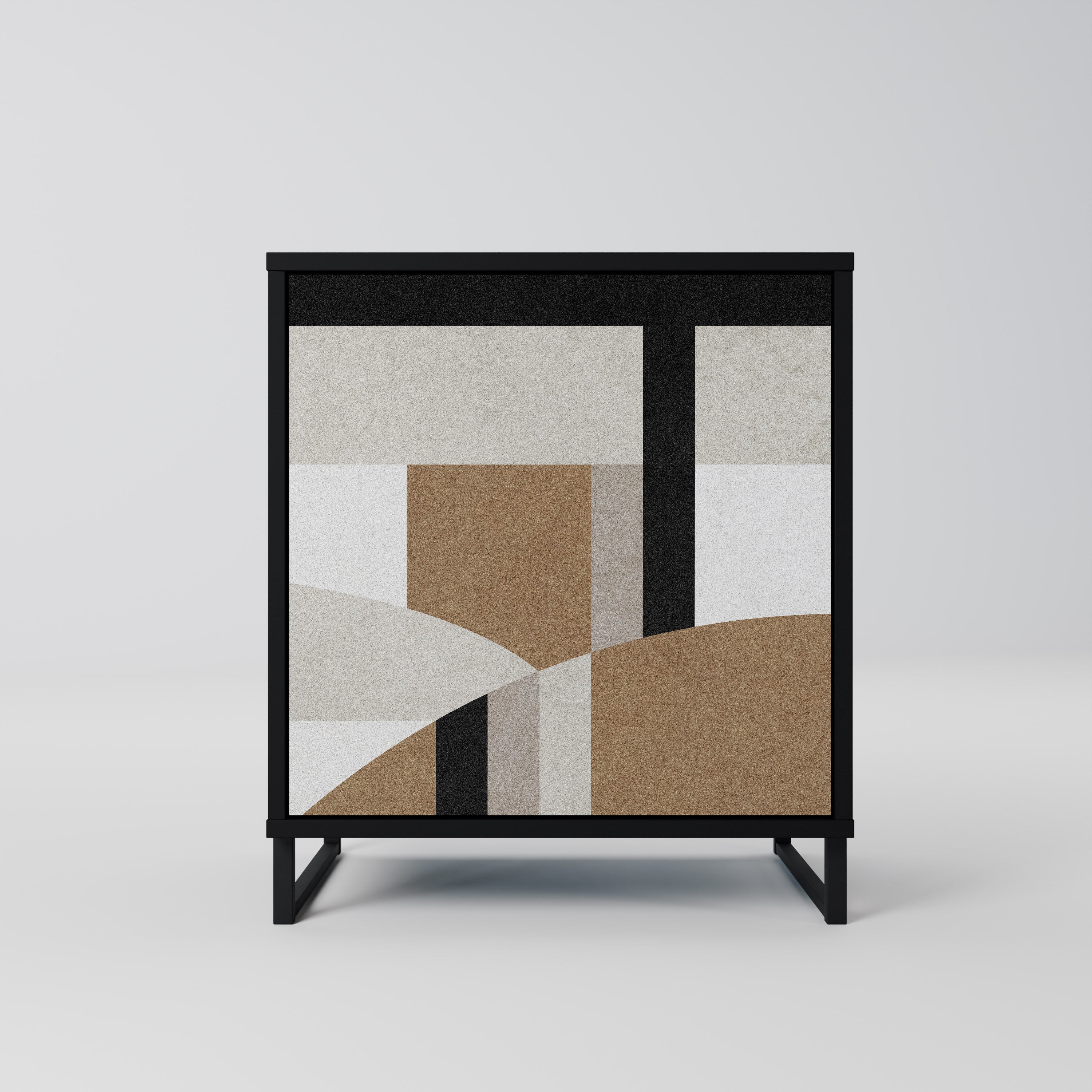 DELICATE MEMENTO Komoda 1-drzwiowa korpus Czarny