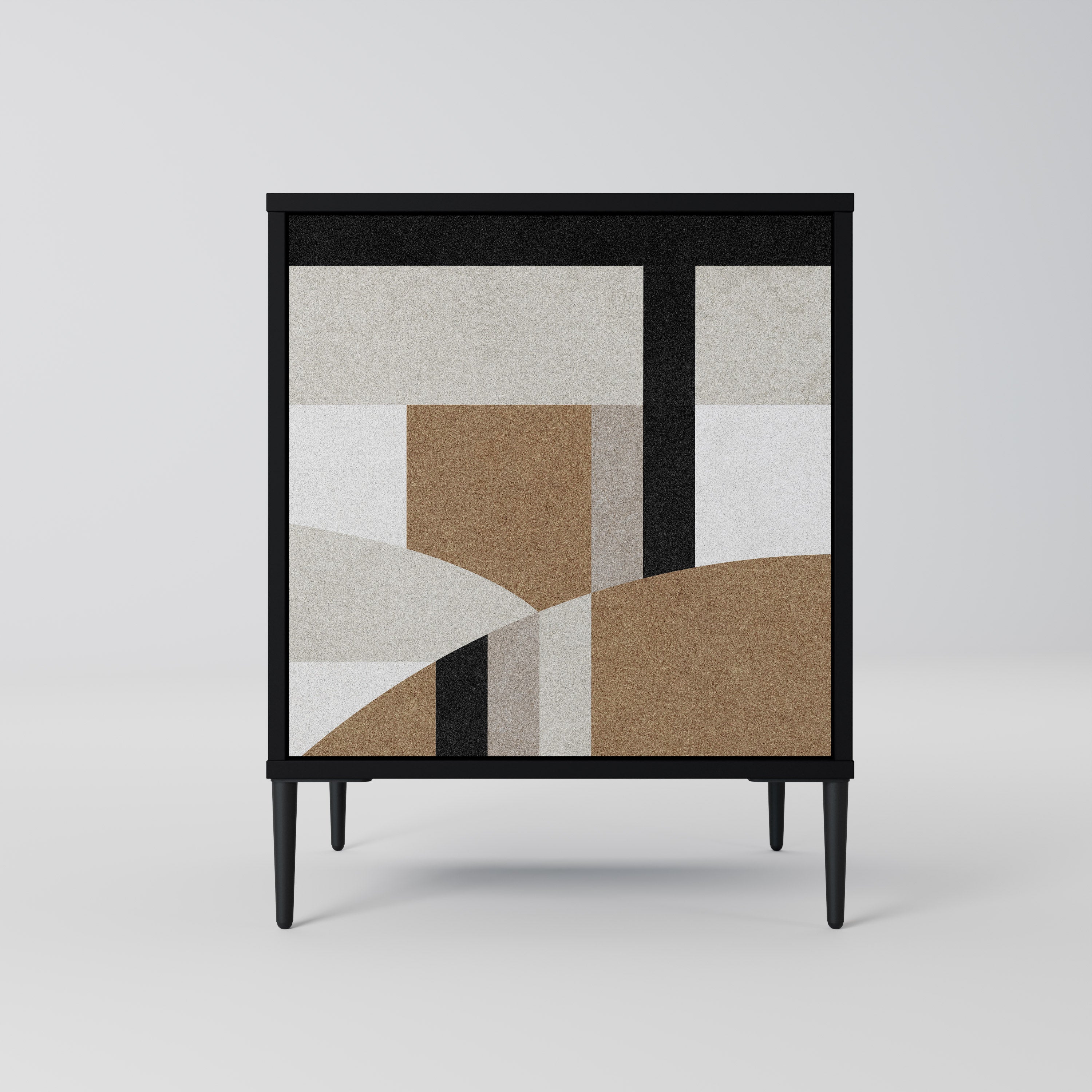 DELICATE MEMENTO Komoda 1-drzwiowa korpus Czarny