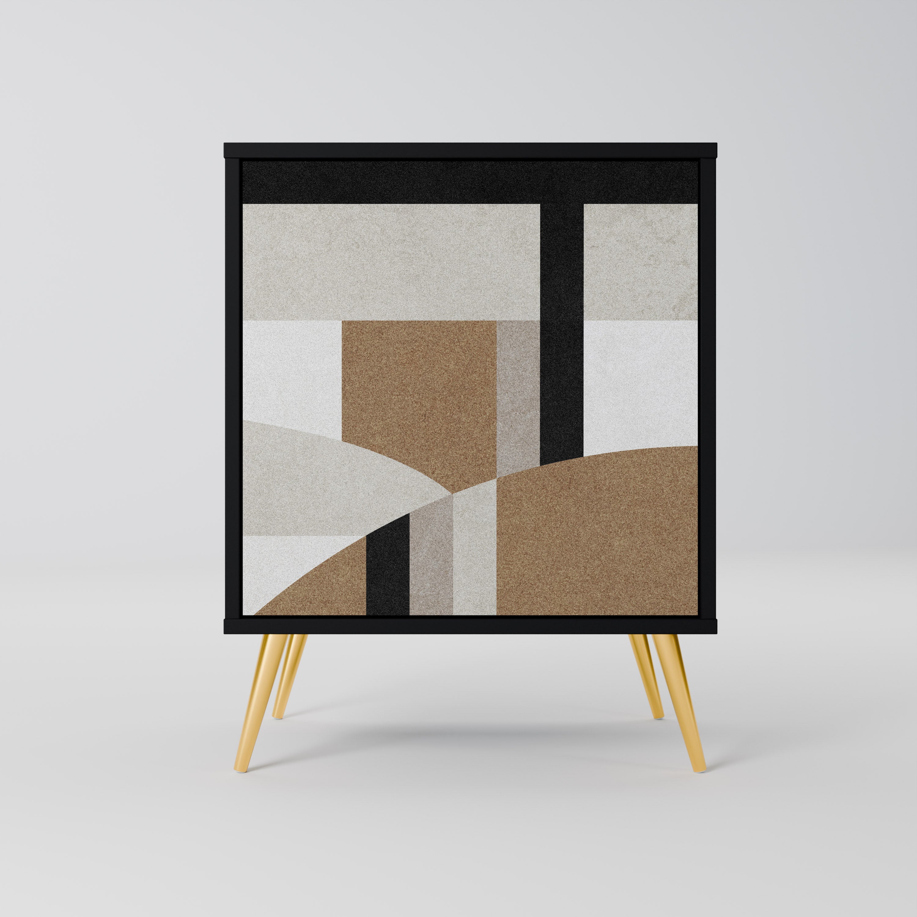 DELICATE MEMENTO Komoda 1-drzwiowa korpus Czarny