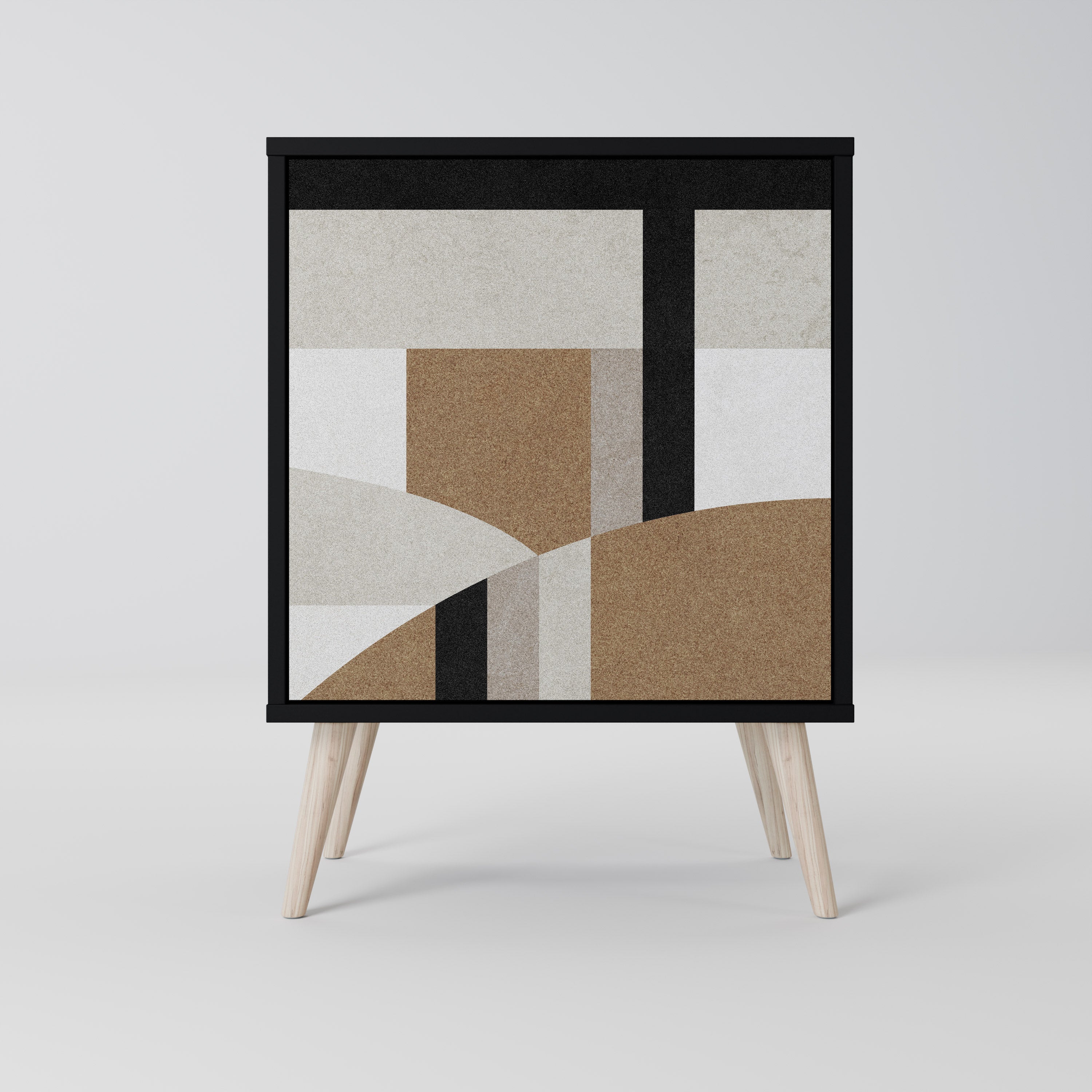 DELICATE MEMENTO Komoda 1-drzwiowa korpus Czarny