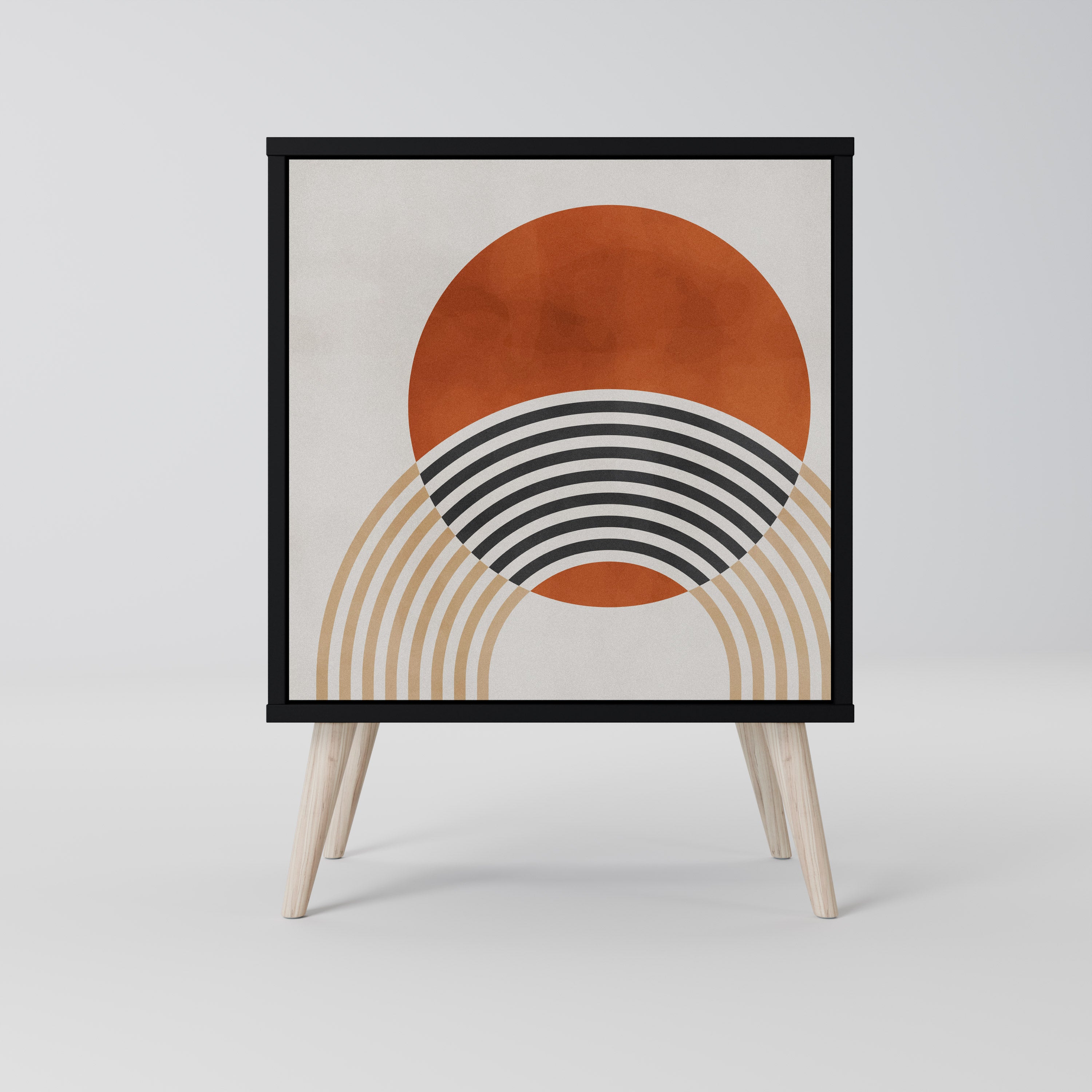 SPACE AROUND Komoda 1-drzwiowa korpus Czarny