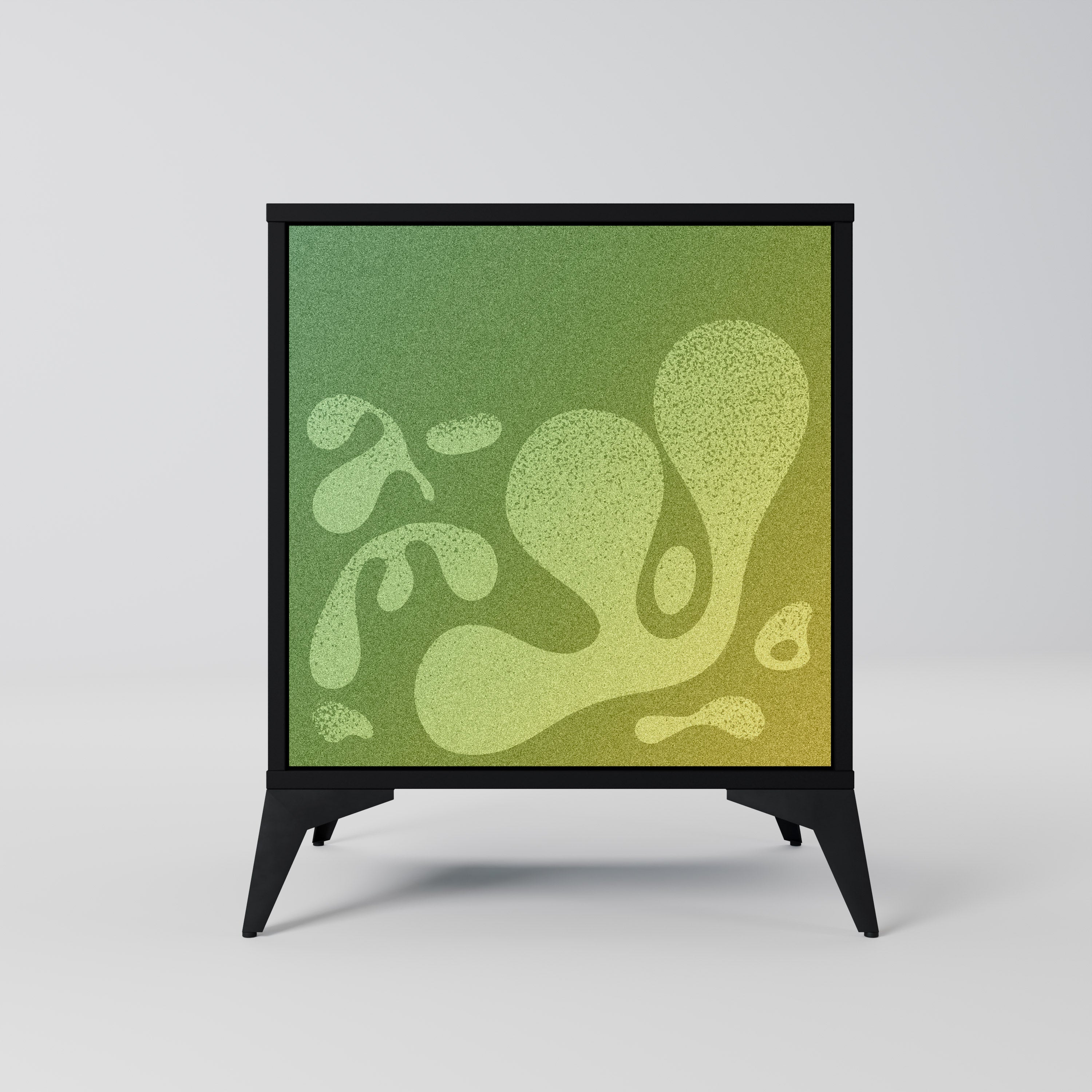 IRREGULAR BLUE Komoda 1-drzwiowa korpus Czarny