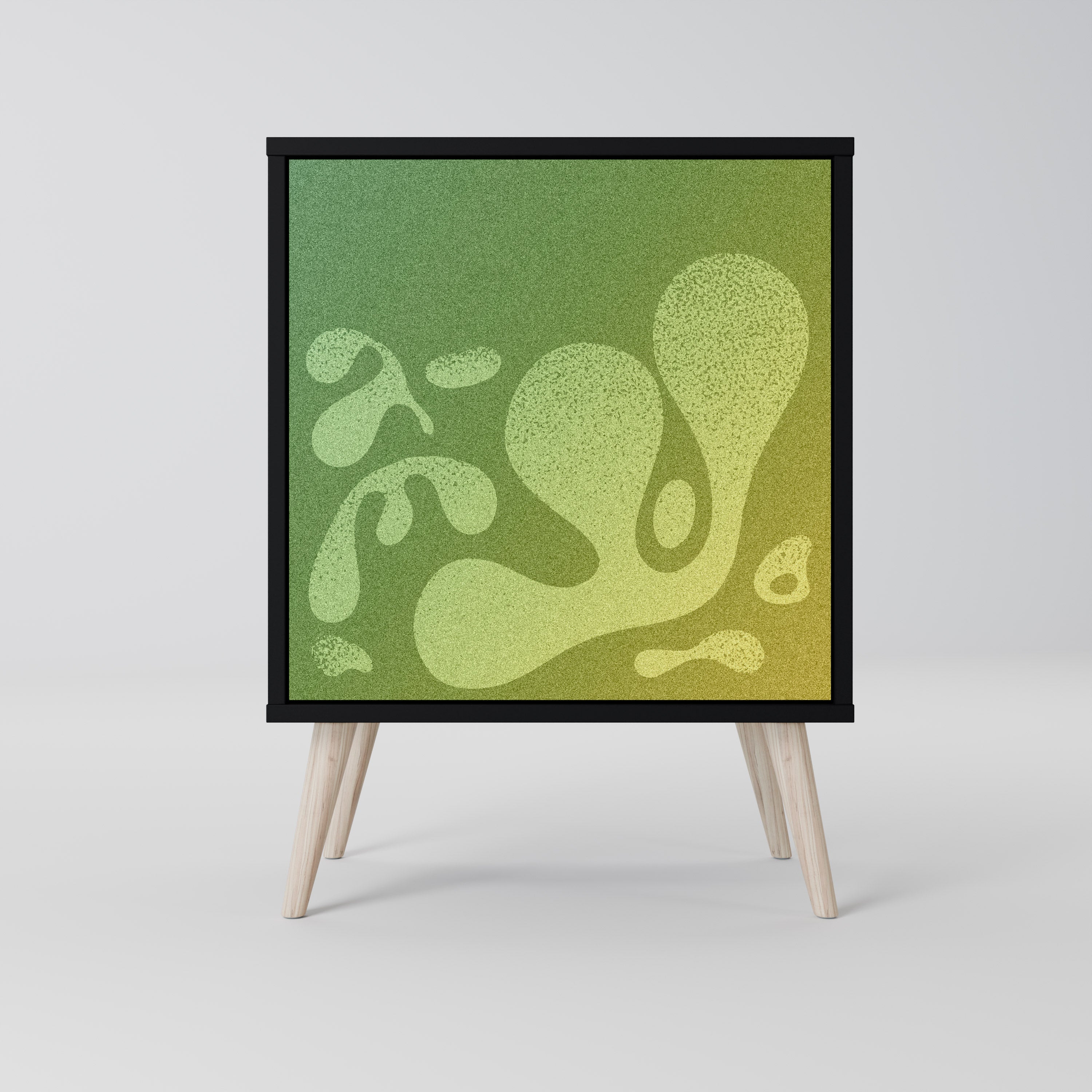 IRREGULAR BLUE Komoda 1-drzwiowa korpus Czarny