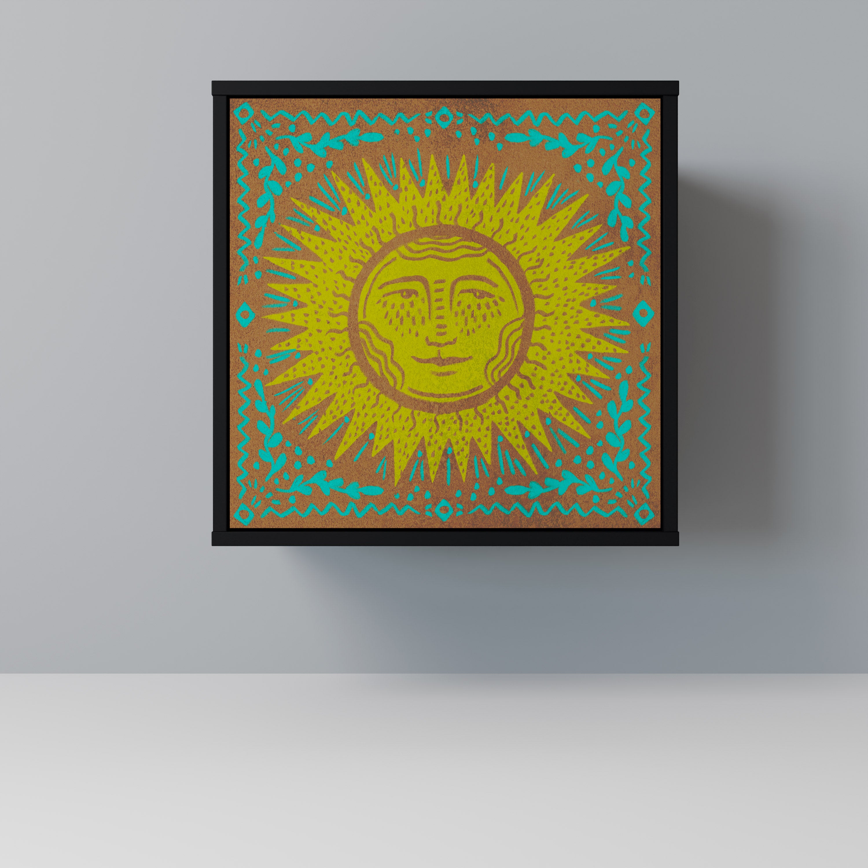 SUNSHINE EULOGY Komoda 1-drzwiowa korpus Czarny