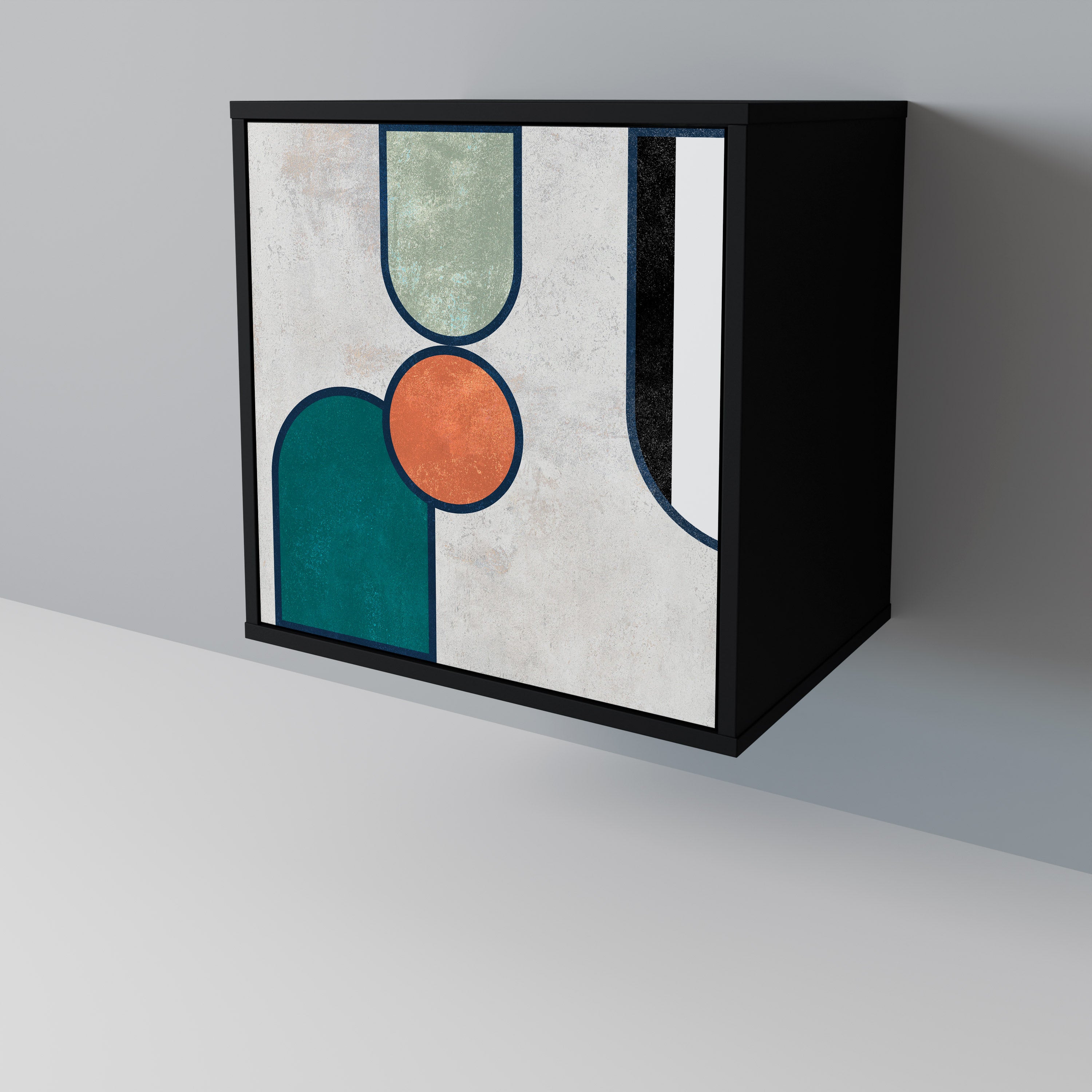 COOL STORY Komoda 1-drzwiowa korpus Czarny