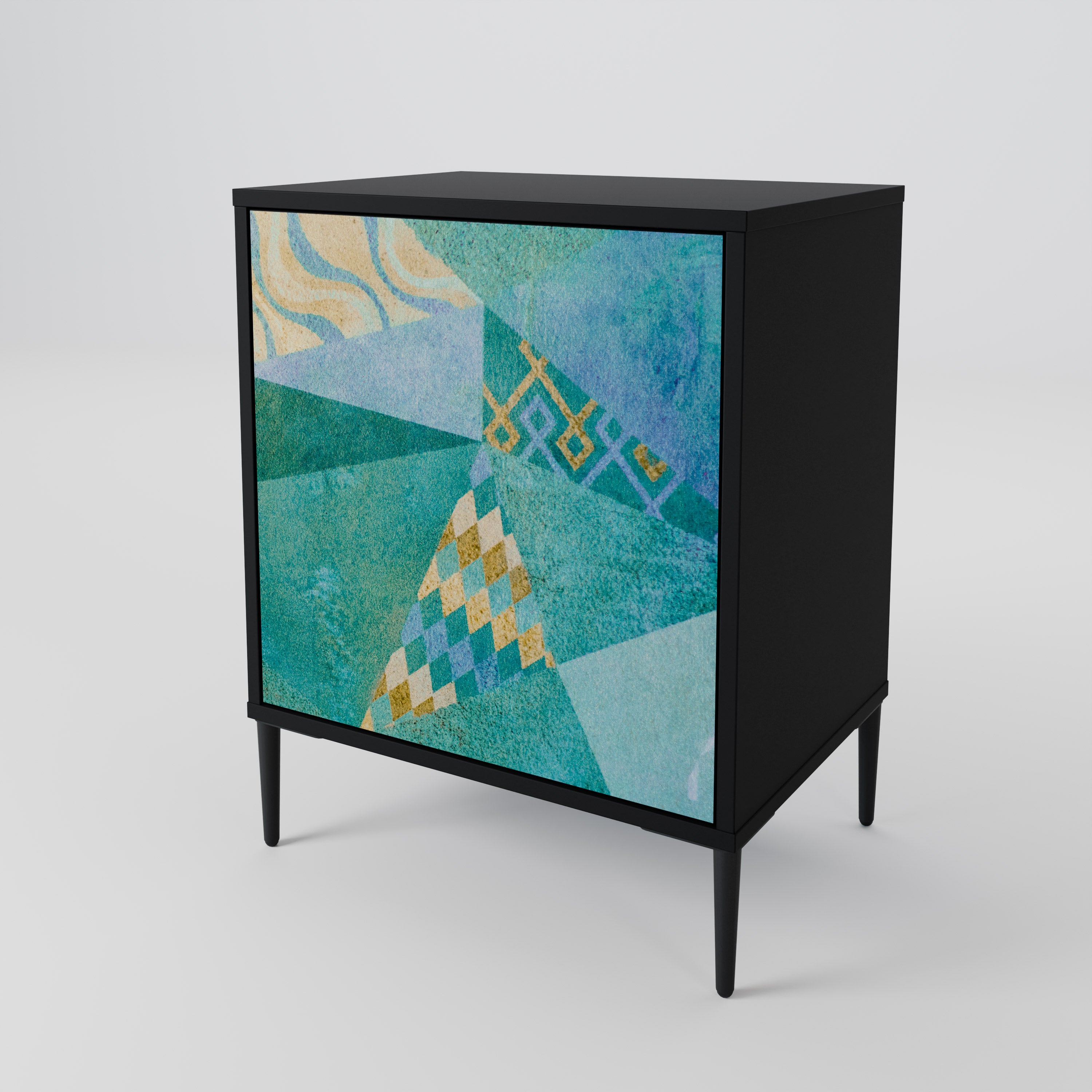 SPECTRUM SPLENDOR Komoda 1-drzwiowa korpus Czarny