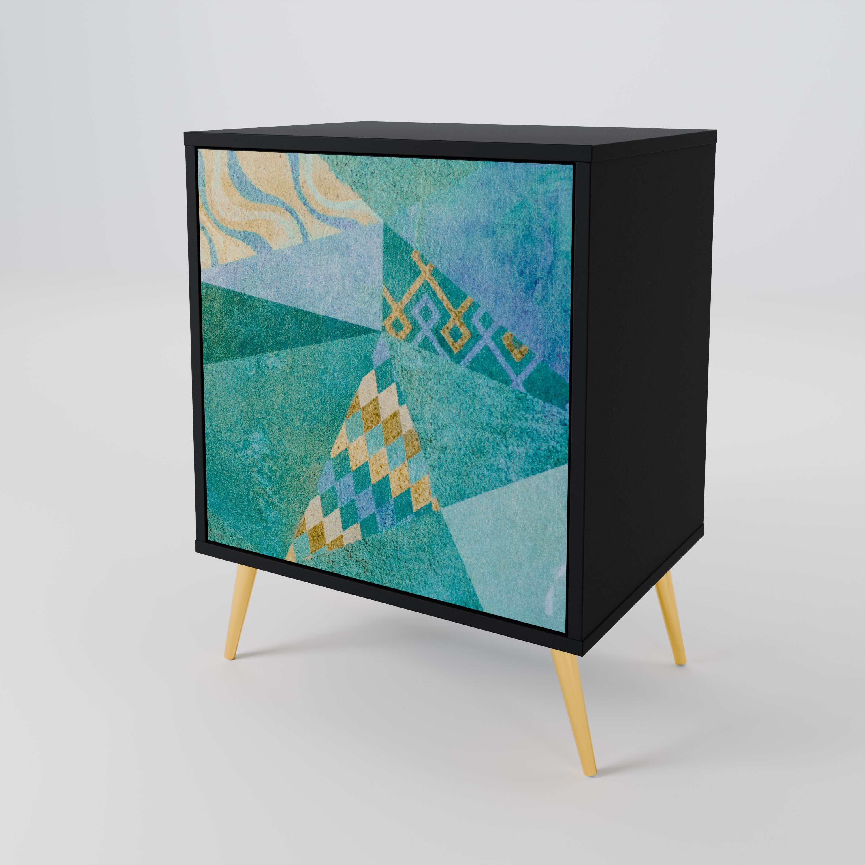 SPECTRUM SPLENDOR Komoda 1-drzwiowa korpus Czarny