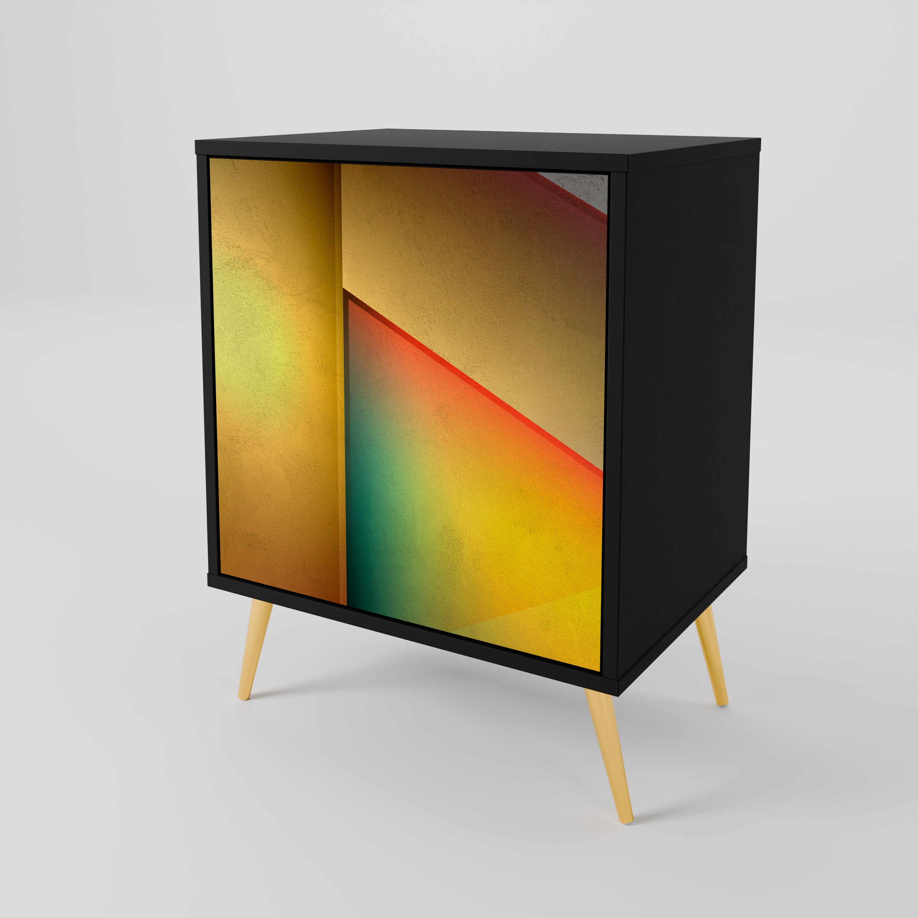 PIERCING SHARPNESS Komoda 1-drzwiowa korpus Czarny