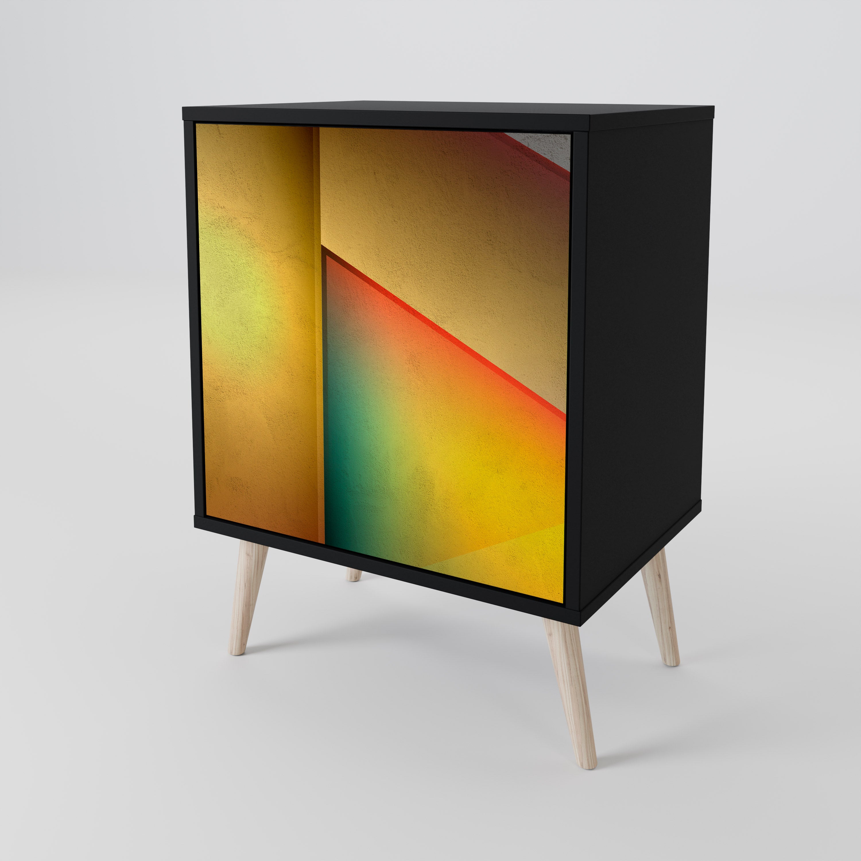 PIERCING SHARPNESS Komoda 1-drzwiowa korpus Czarny