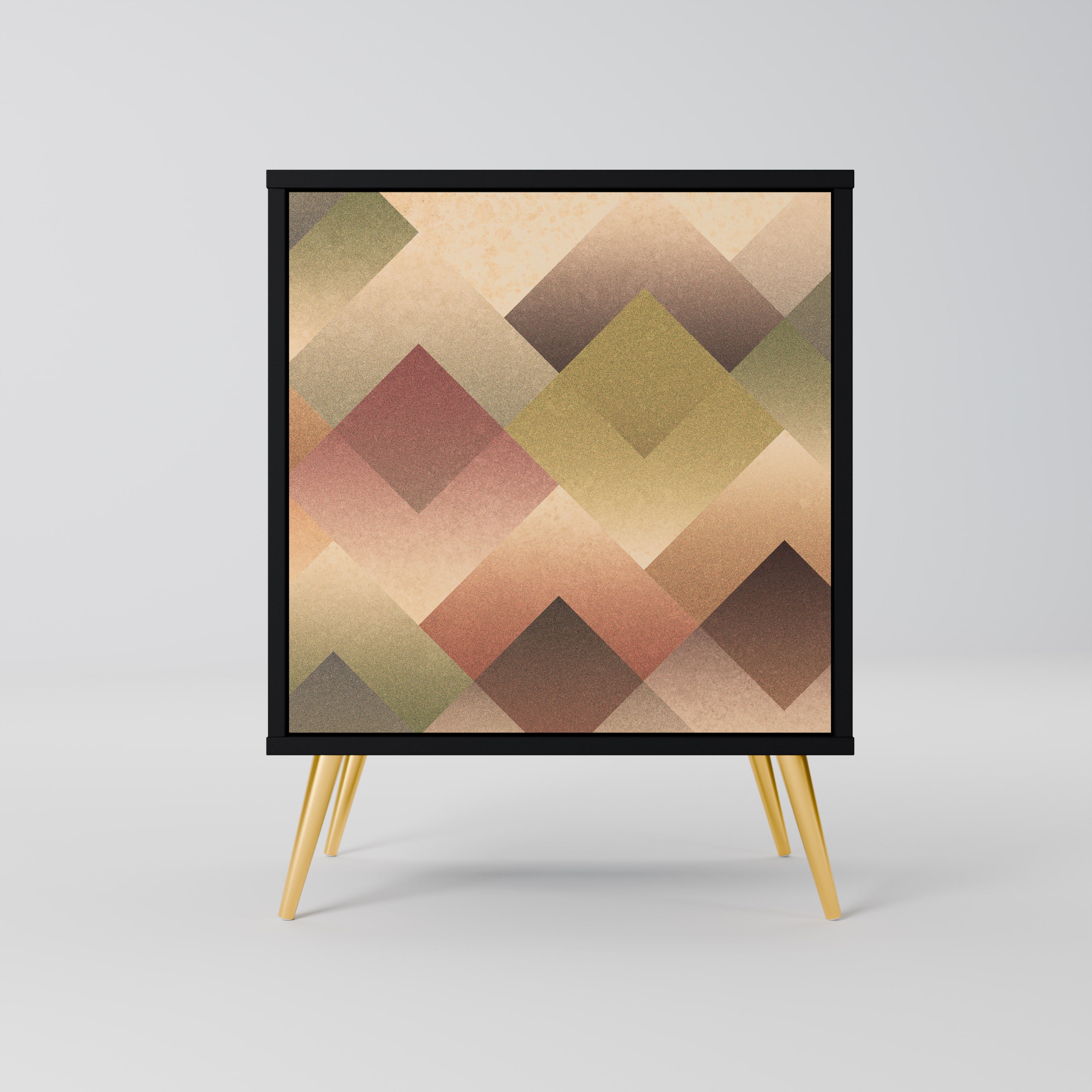 GEOMETRIC FUSION Komoda 1-drzwiowa korpus Czarny