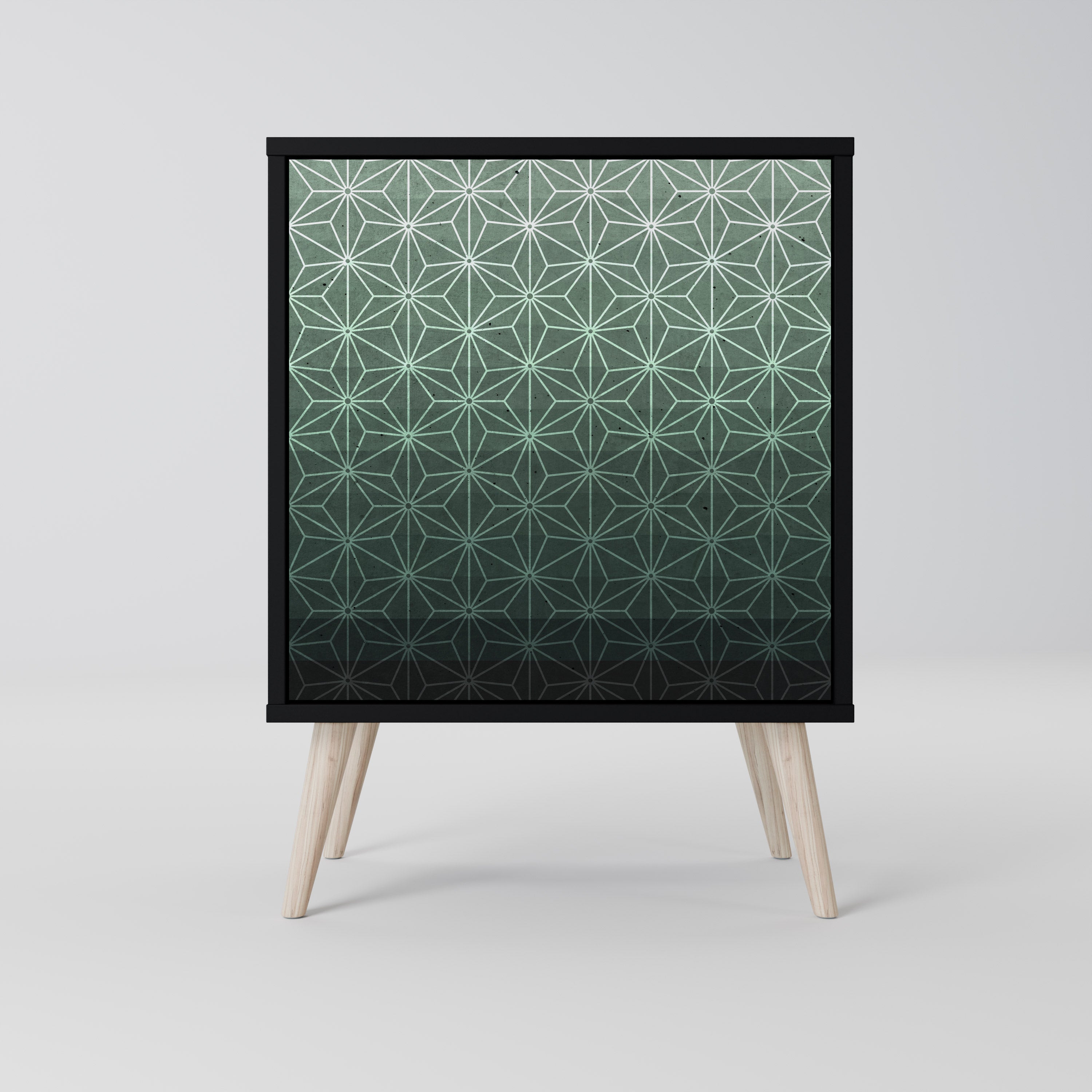 ORNAMENTAL GLIMMER Komoda 1-drzwiowa korpus Czarny