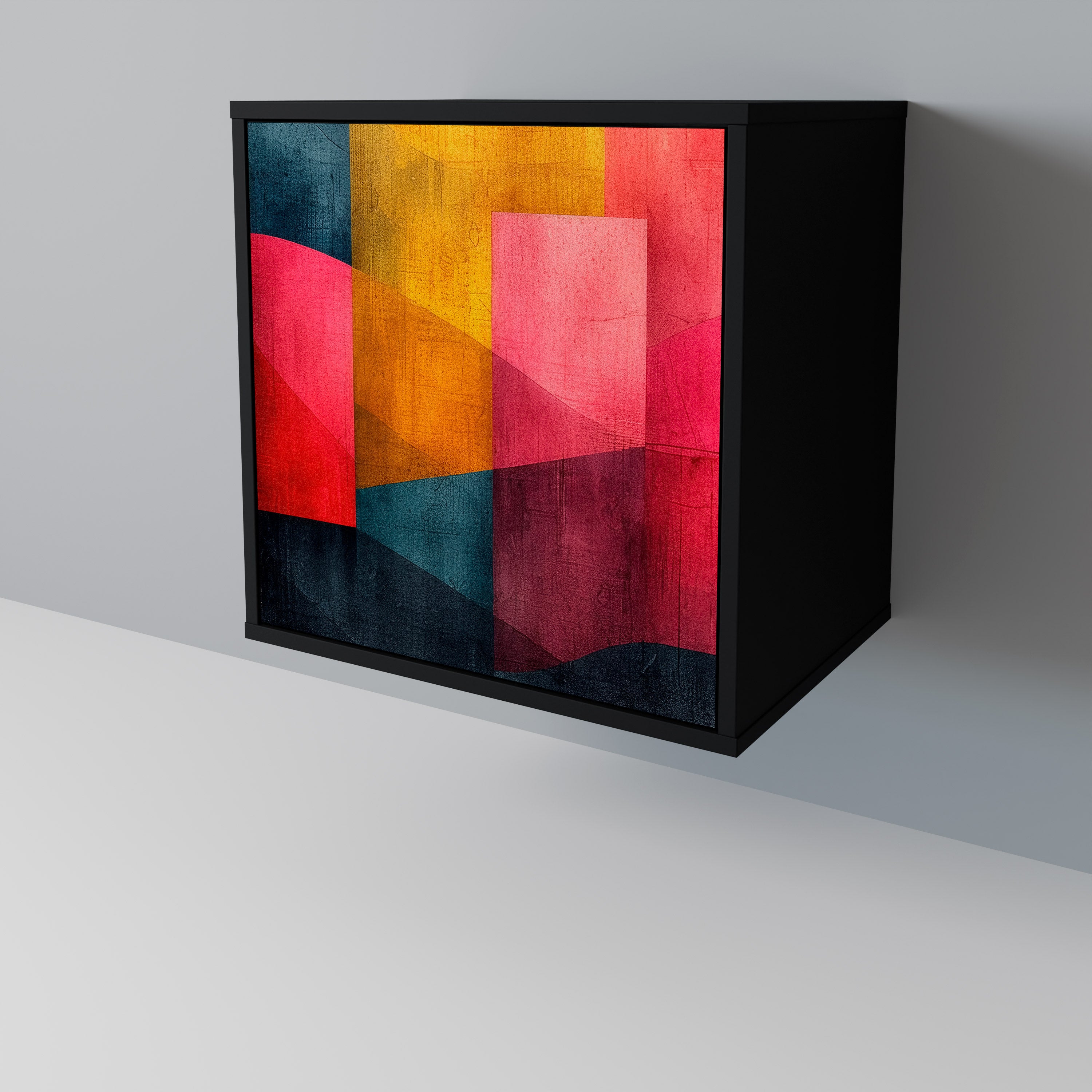 COLORFUL SOUNDS Komoda 1-drzwiowa korpus Czarny