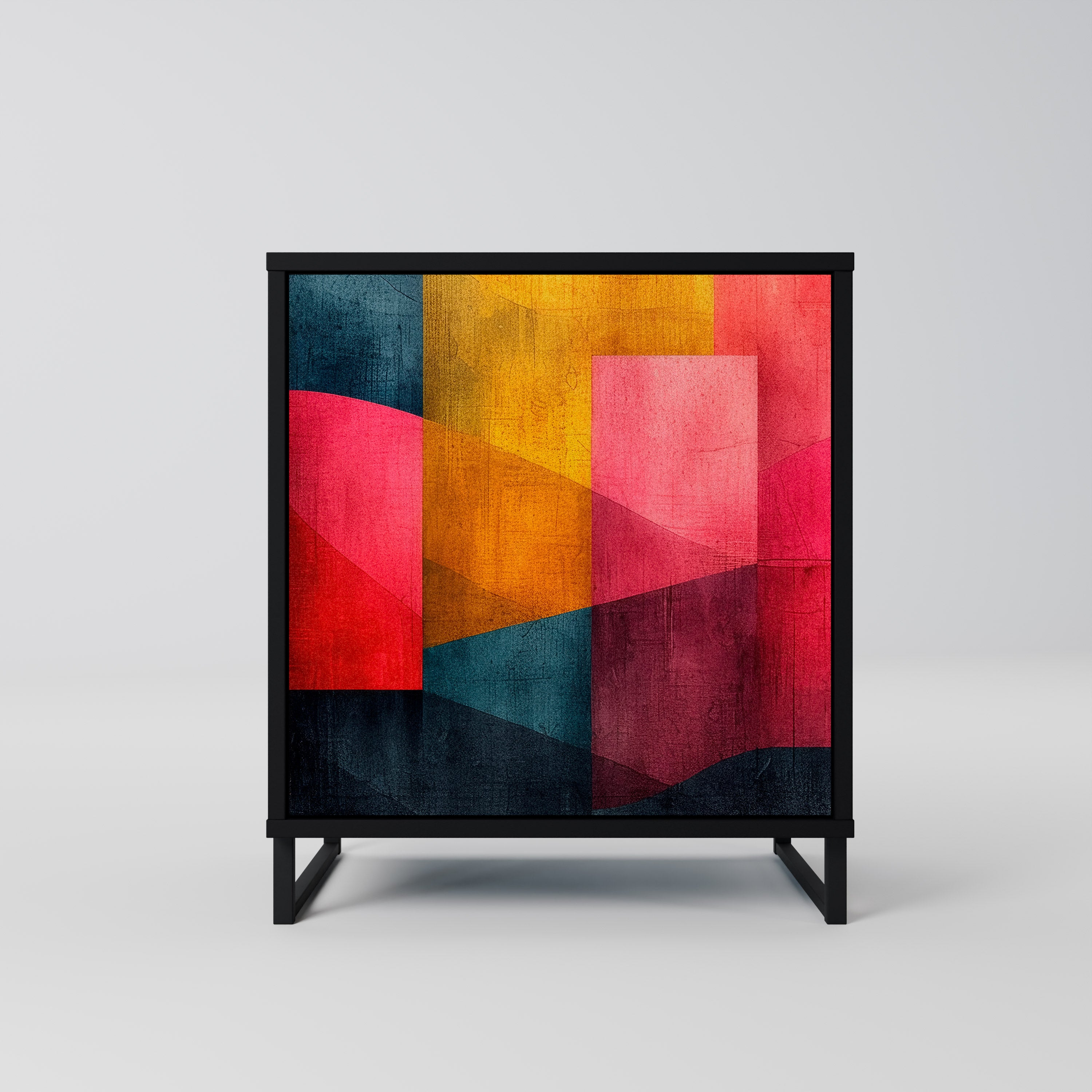 COLORFUL SOUNDS Komoda 1-drzwiowa korpus Czarny