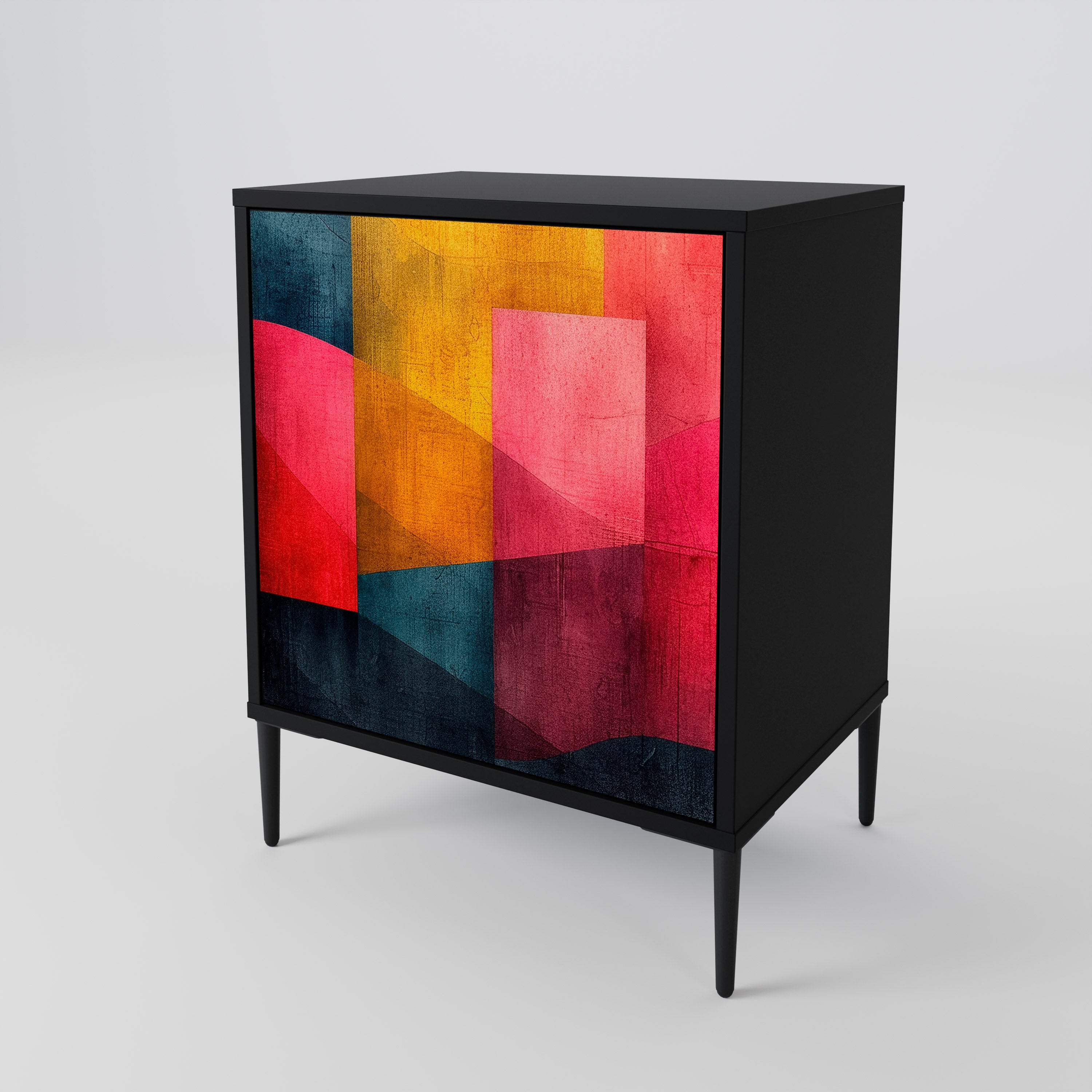 COLORFUL SOUNDS Komoda 1-drzwiowa korpus Czarny