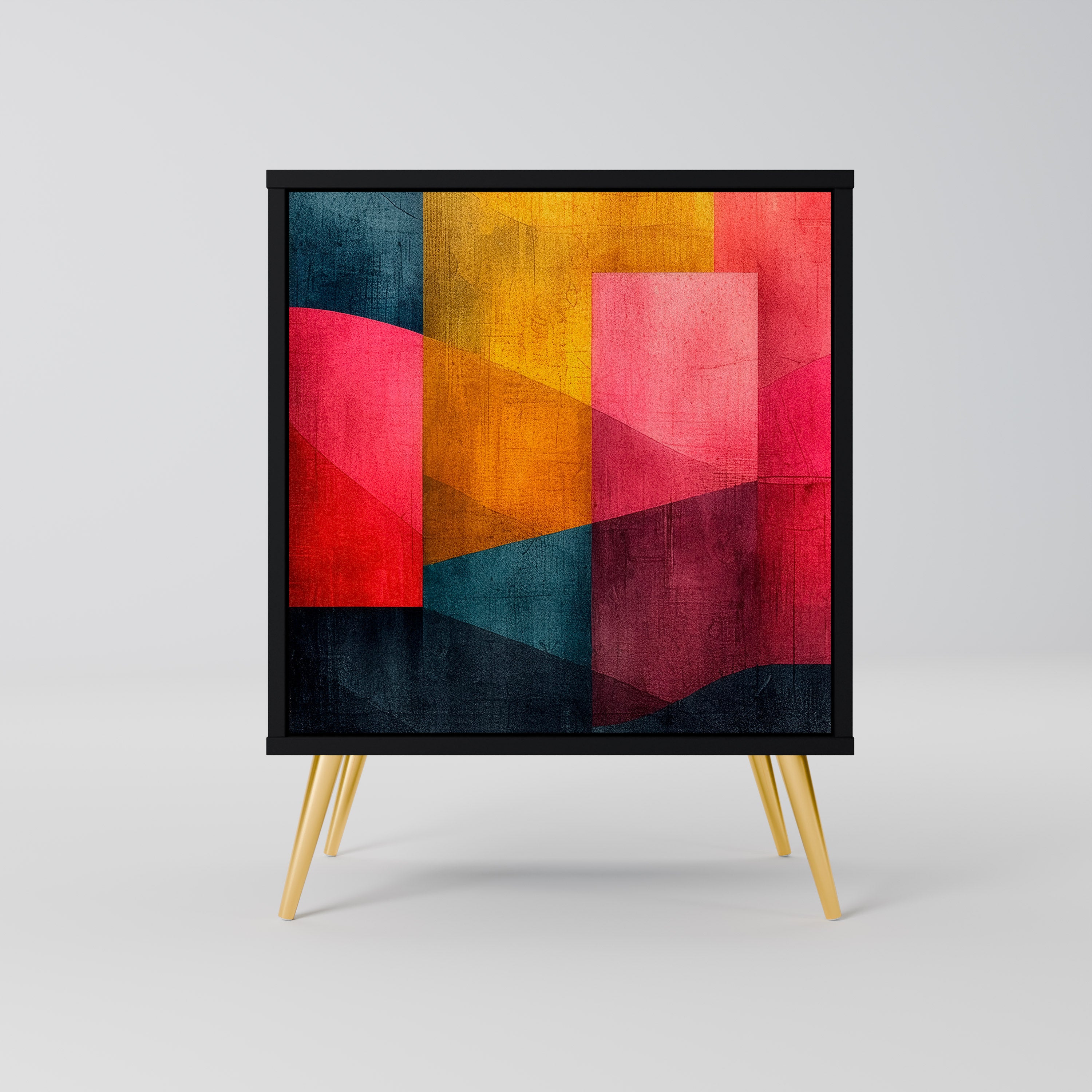 COLORFUL SOUNDS Komoda 1-drzwiowa korpus Czarny