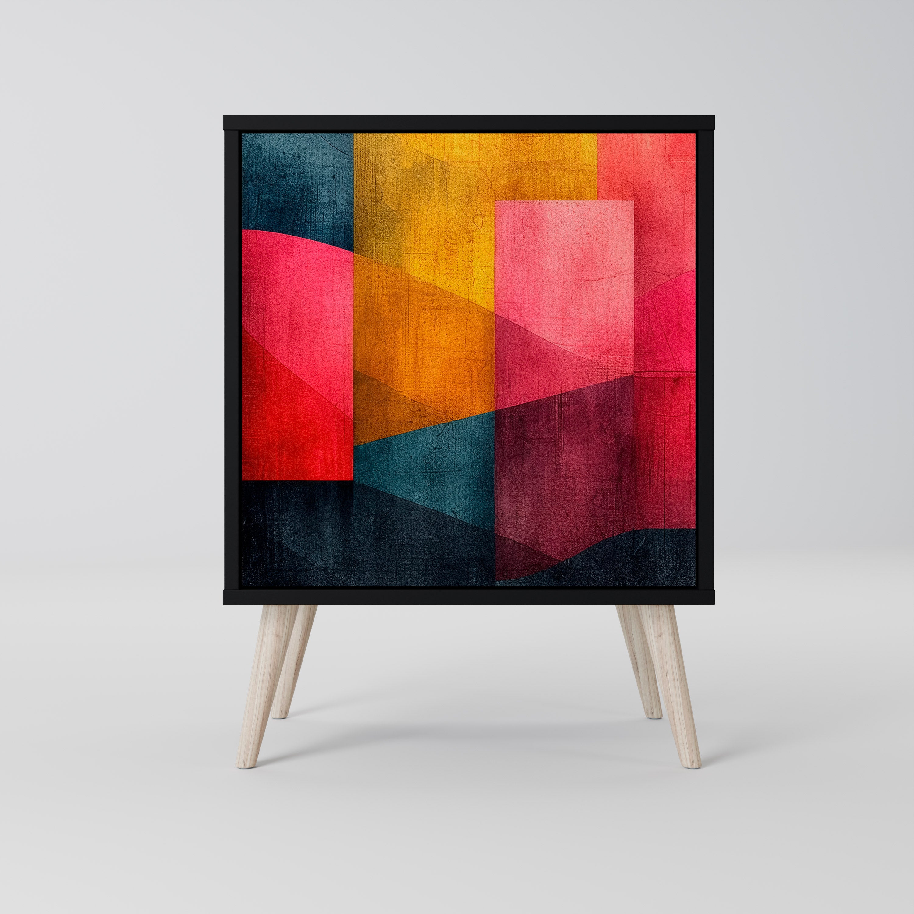 COLORFUL SOUNDS Komoda 1-drzwiowa korpus Czarny