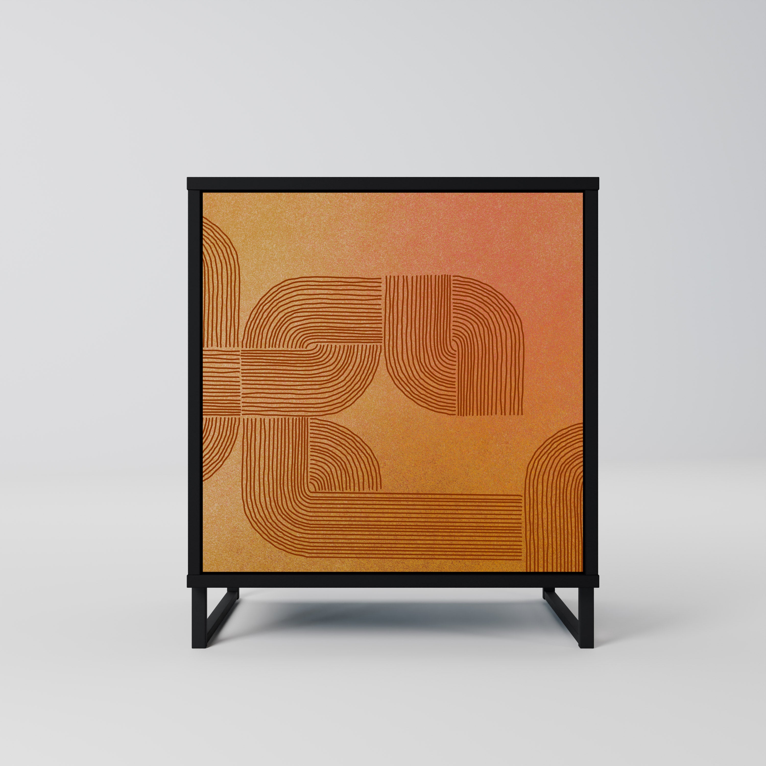 STRENGTHENING RELATION Komoda 1-drzwiowa korpus Czarny