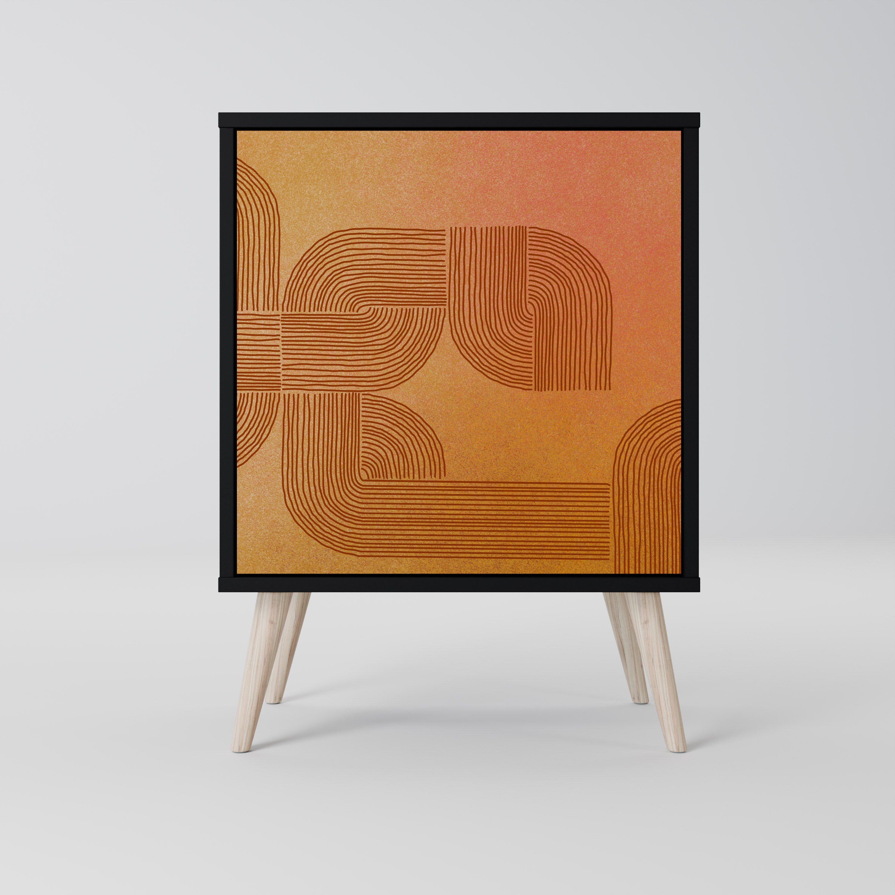 STRENGTHENING RELATION Komoda 1-drzwiowa korpus Czarny