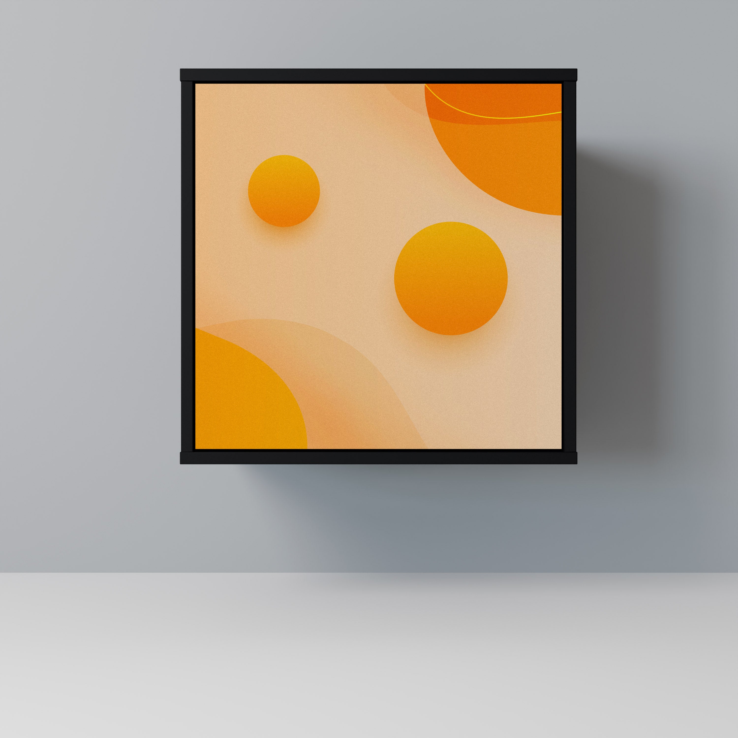 ORANGE ARRANGEMENT Komoda 1-drzwiowa korpus Czarny