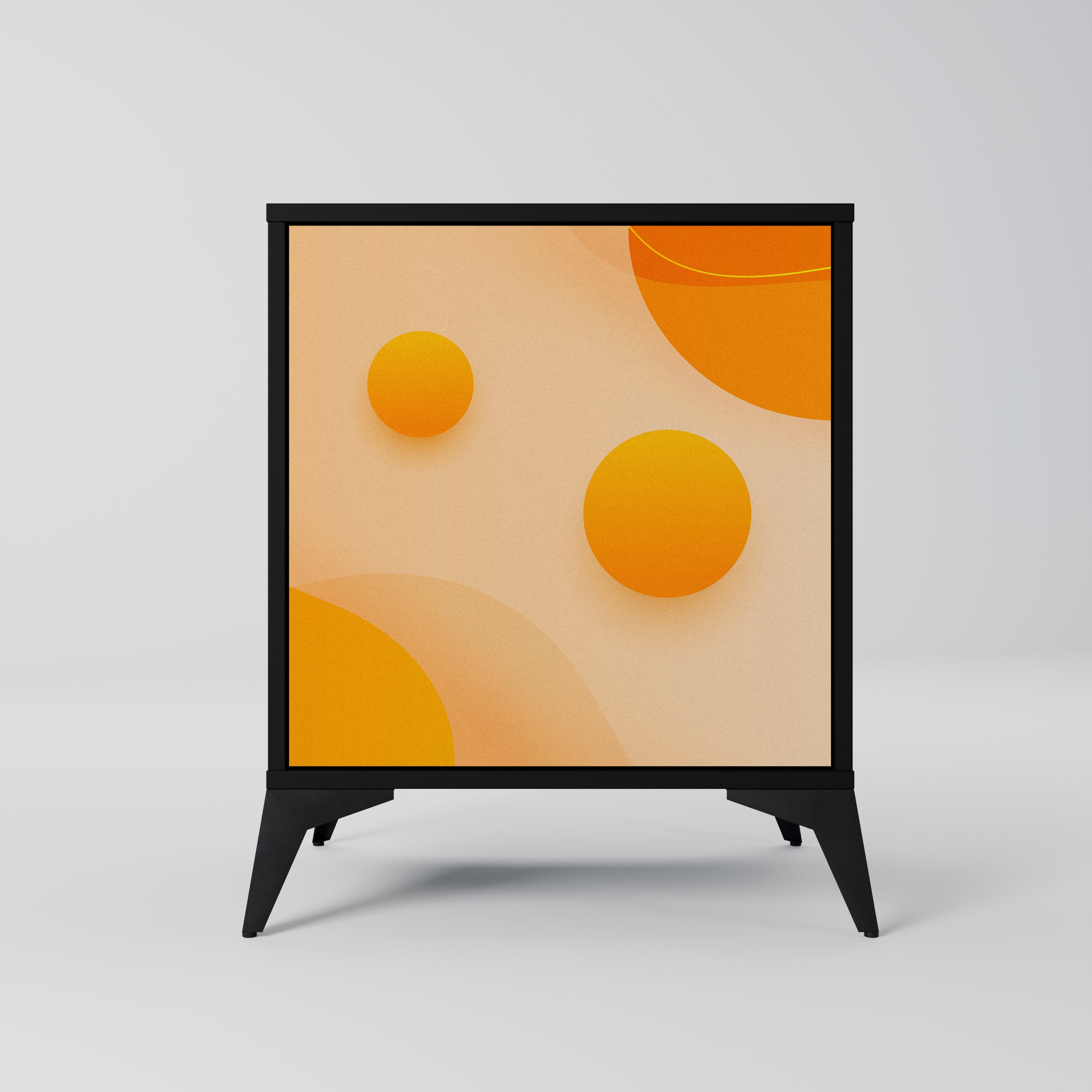 ORANGE ARRANGEMENT Komoda 1-drzwiowa korpus Czarny