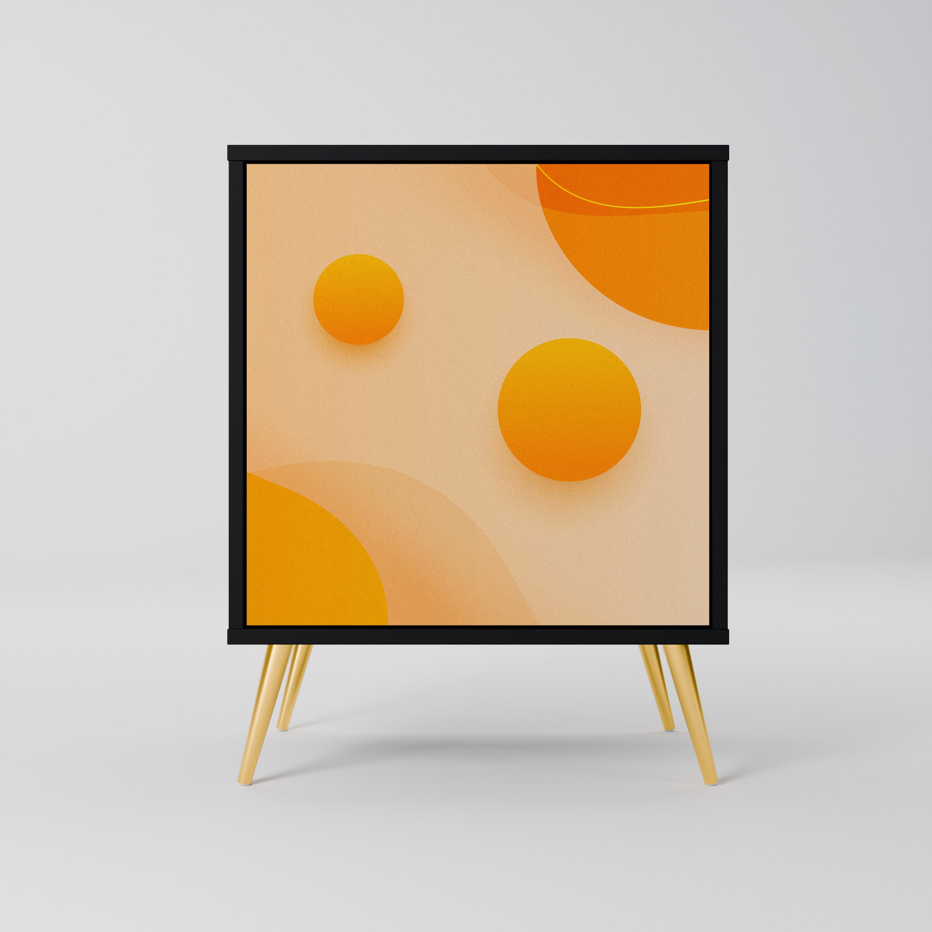 ORANGE ARRANGEMENT Komoda 1-drzwiowa korpus Czarny