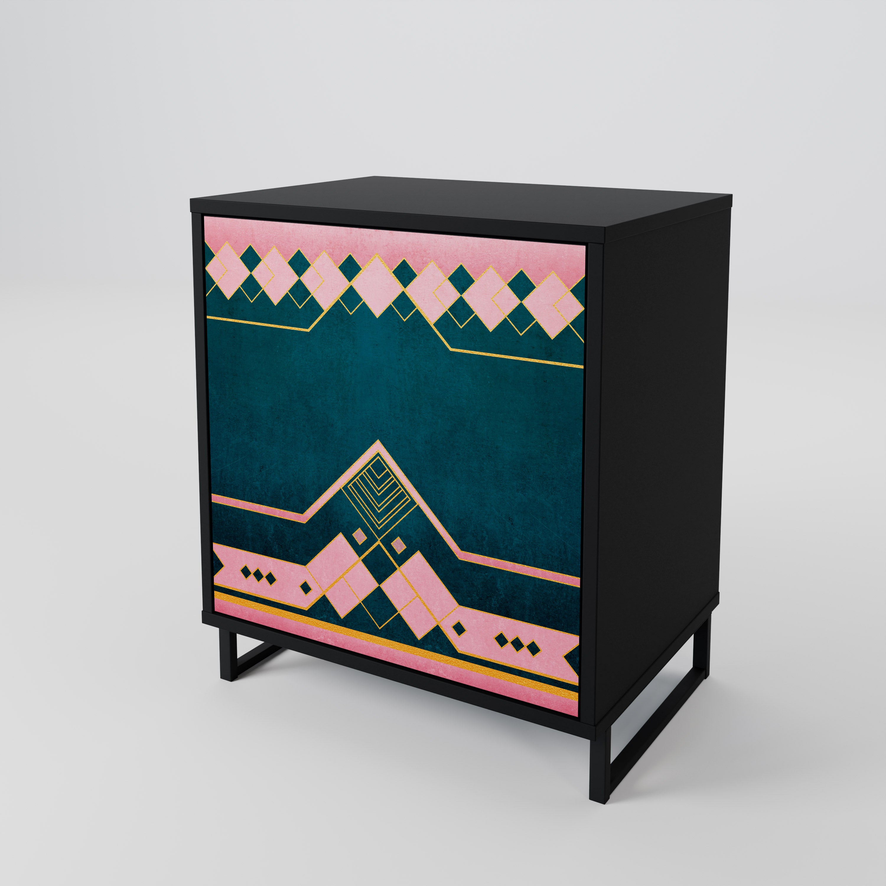 ROYAL COMPOSITION Komoda 1-drzwiowa korpus Czarny