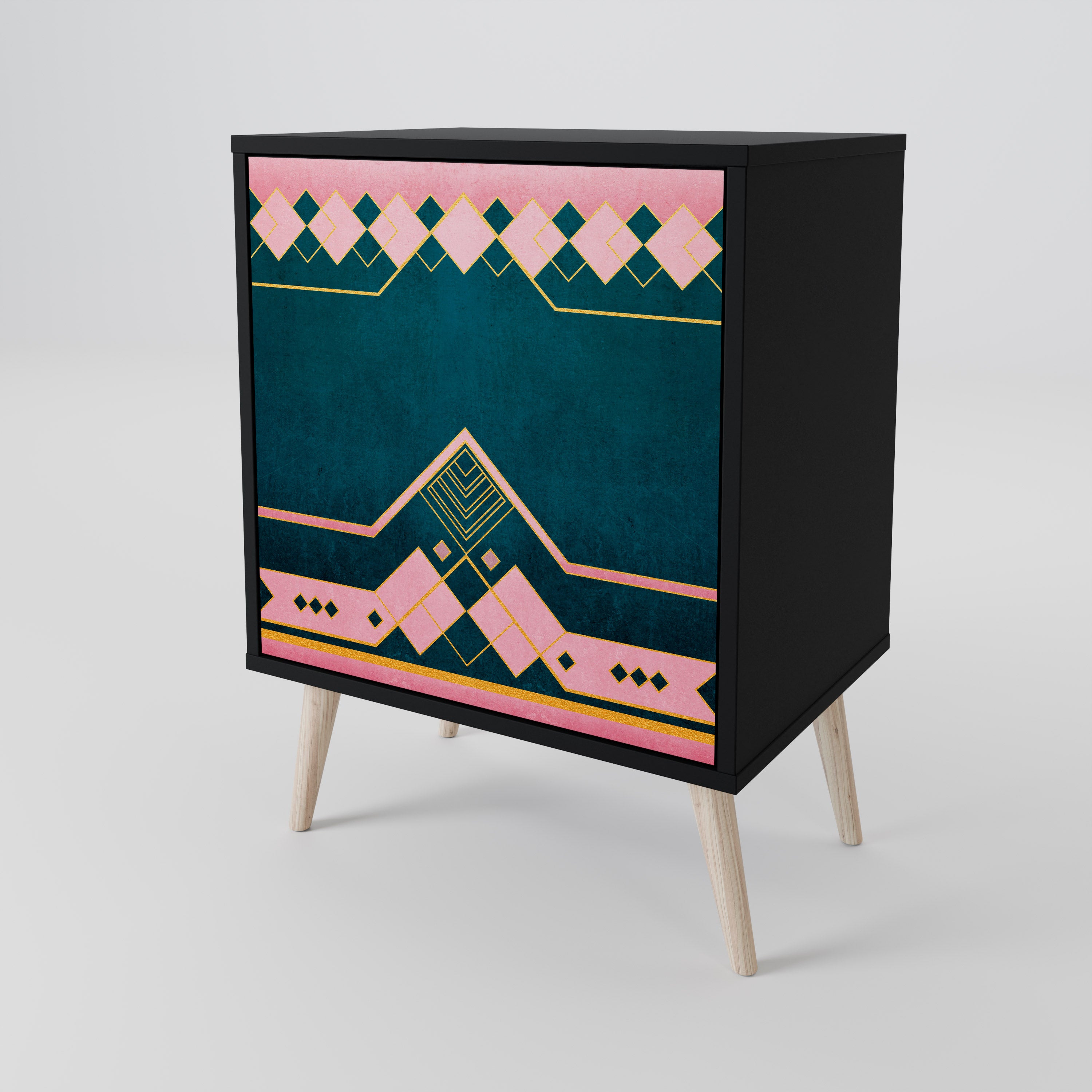 ROYAL COMPOSITION Komoda 1-drzwiowa korpus Czarny