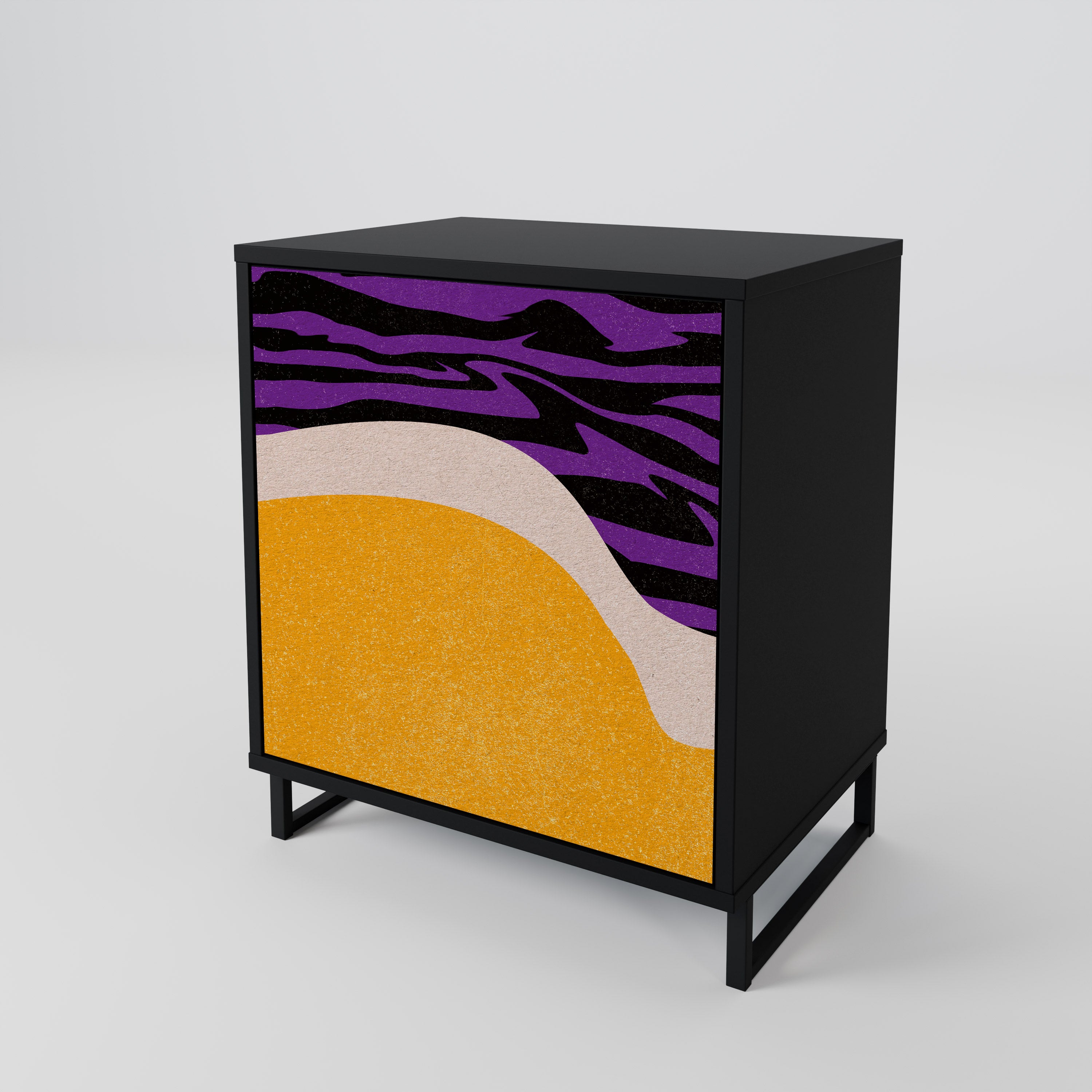 INDEPENDENT BORDER Komoda 1-drzwiowa korpus Czarny