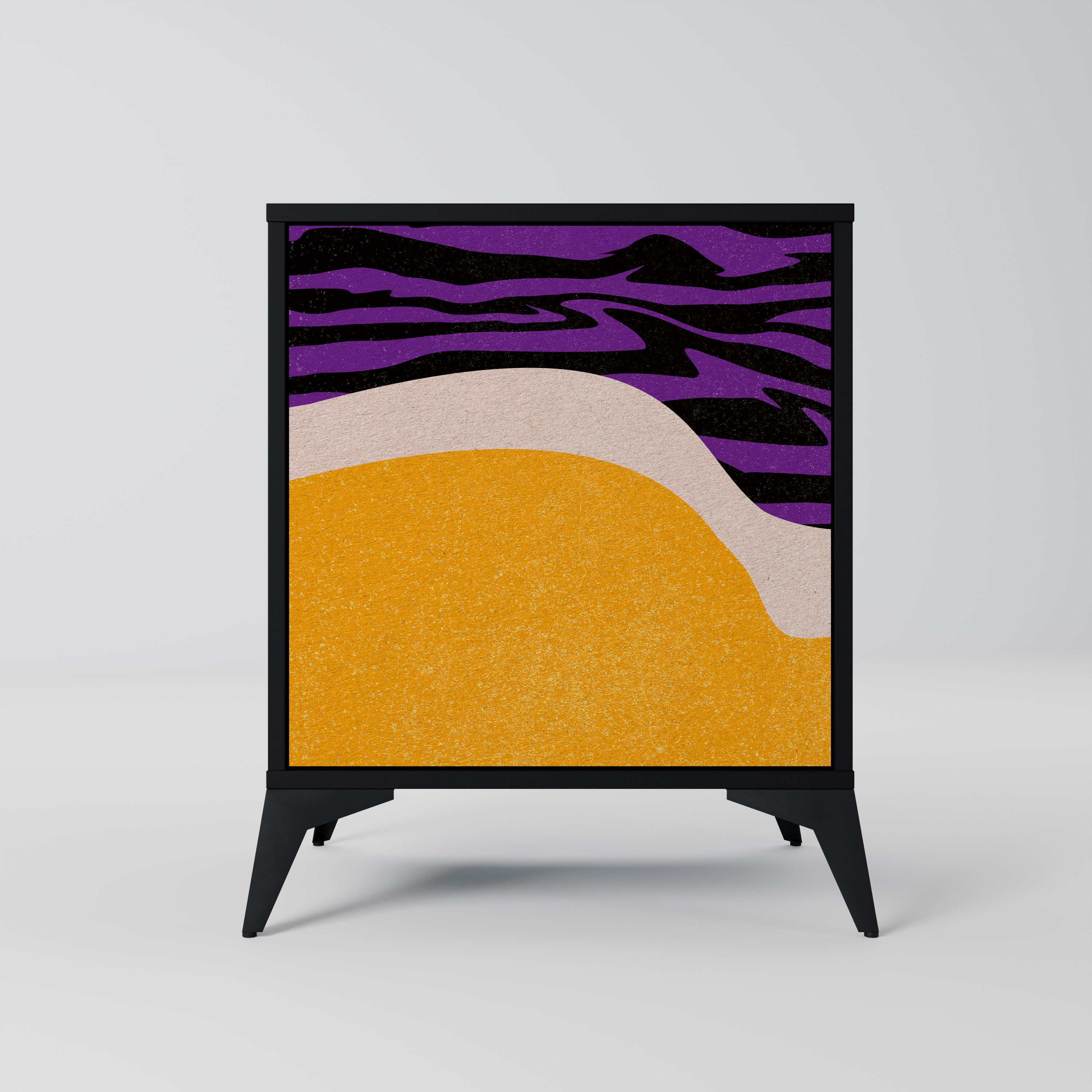 INDEPENDENT BORDER Komoda 1-drzwiowa korpus Czarny