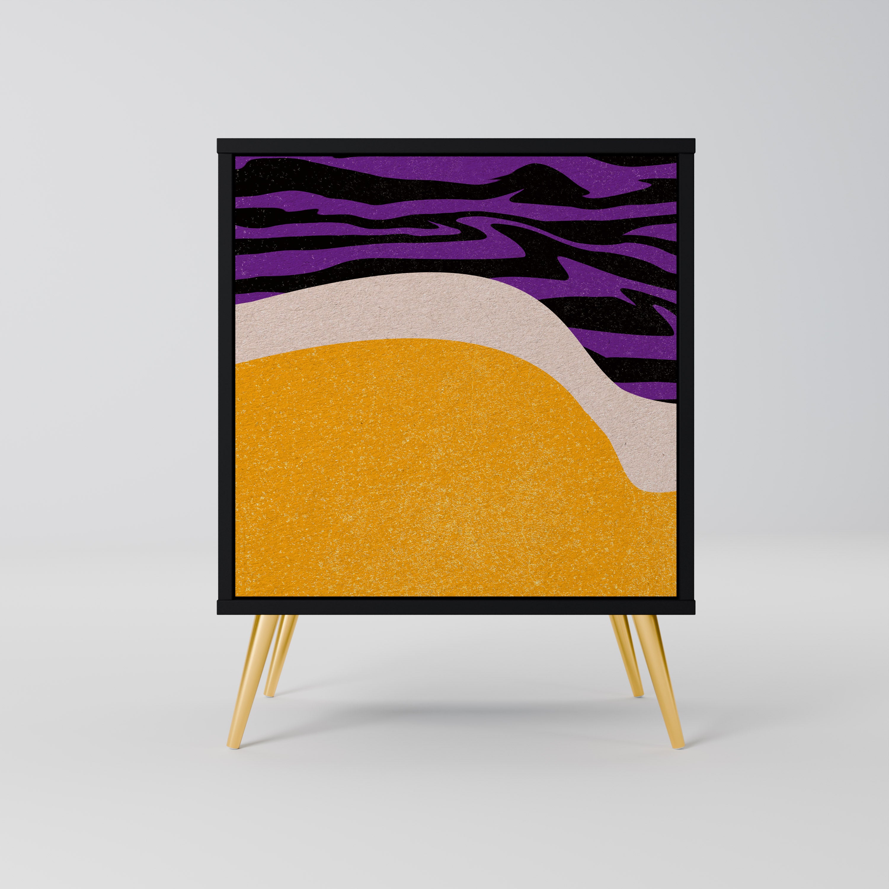 INDEPENDENT BORDER Komoda 1-drzwiowa korpus Czarny