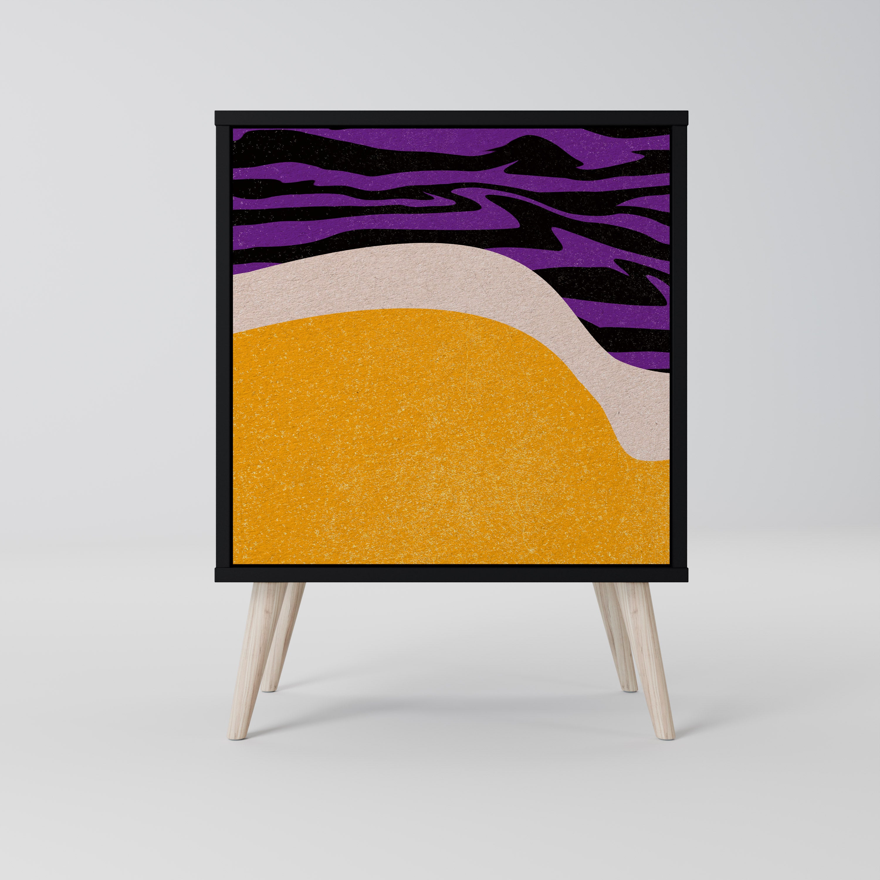 INDEPENDENT BORDER Komoda 1-drzwiowa korpus Czarny