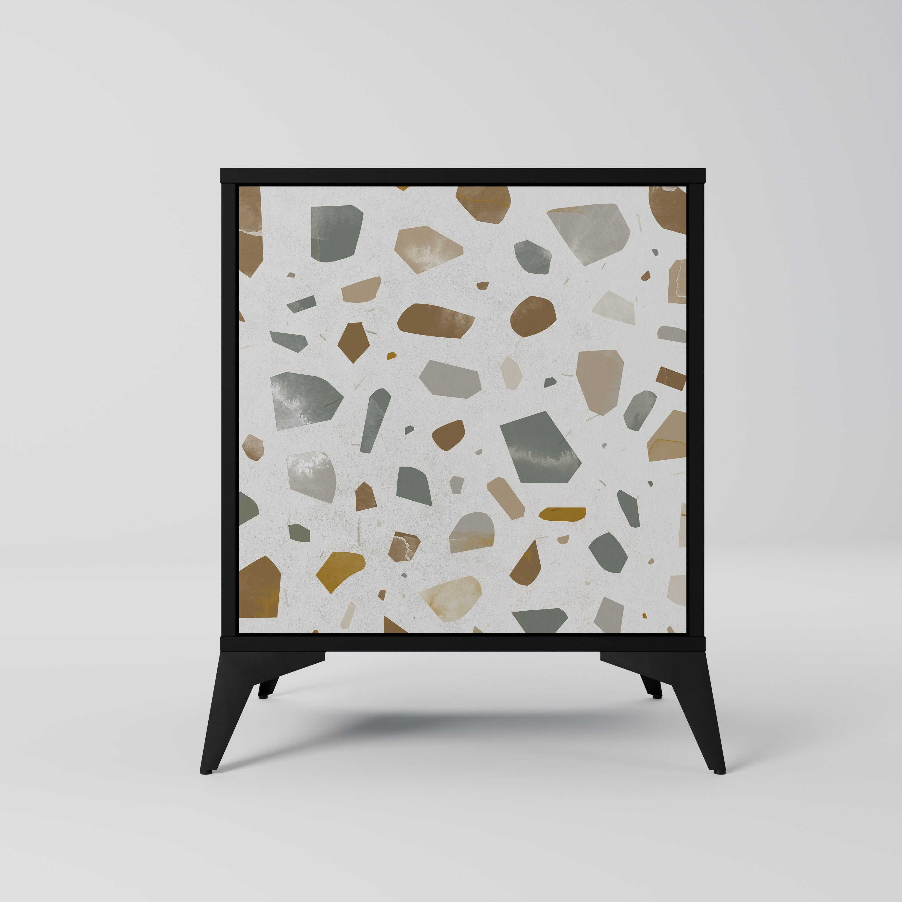 PIECES OF TOMORROW Komoda 1-drzwiowa korpus Czarny