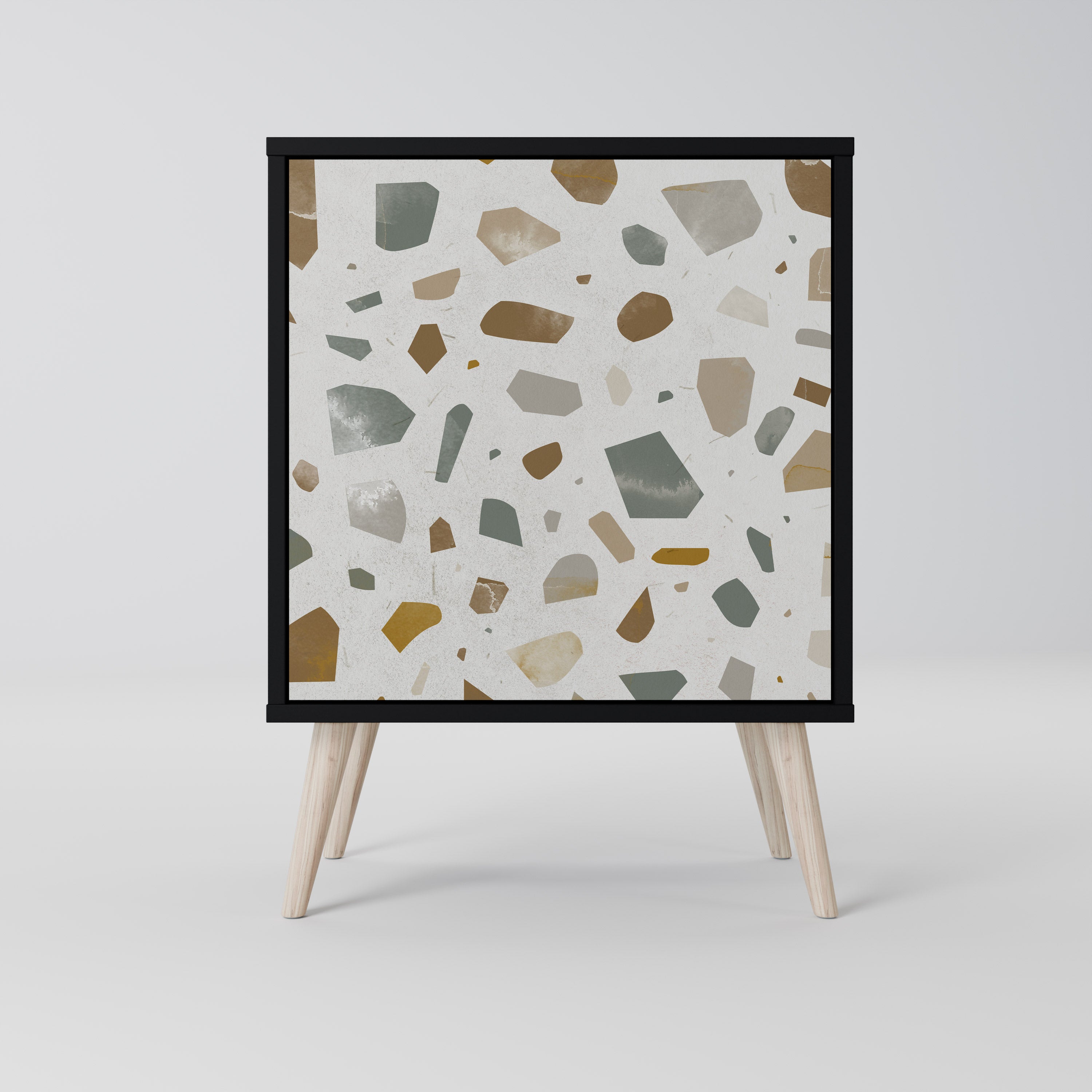 PIECES OF TOMORROW Komoda 1-drzwiowa korpus Czarny