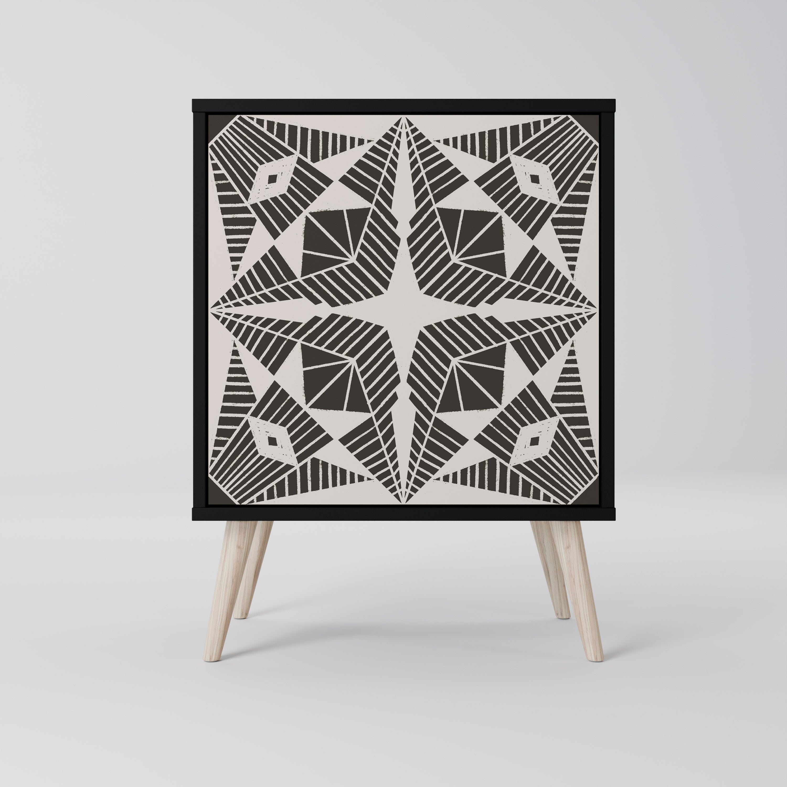 MONOCHROME NEXUS Komoda 1-drzwiowa korpus Czarny