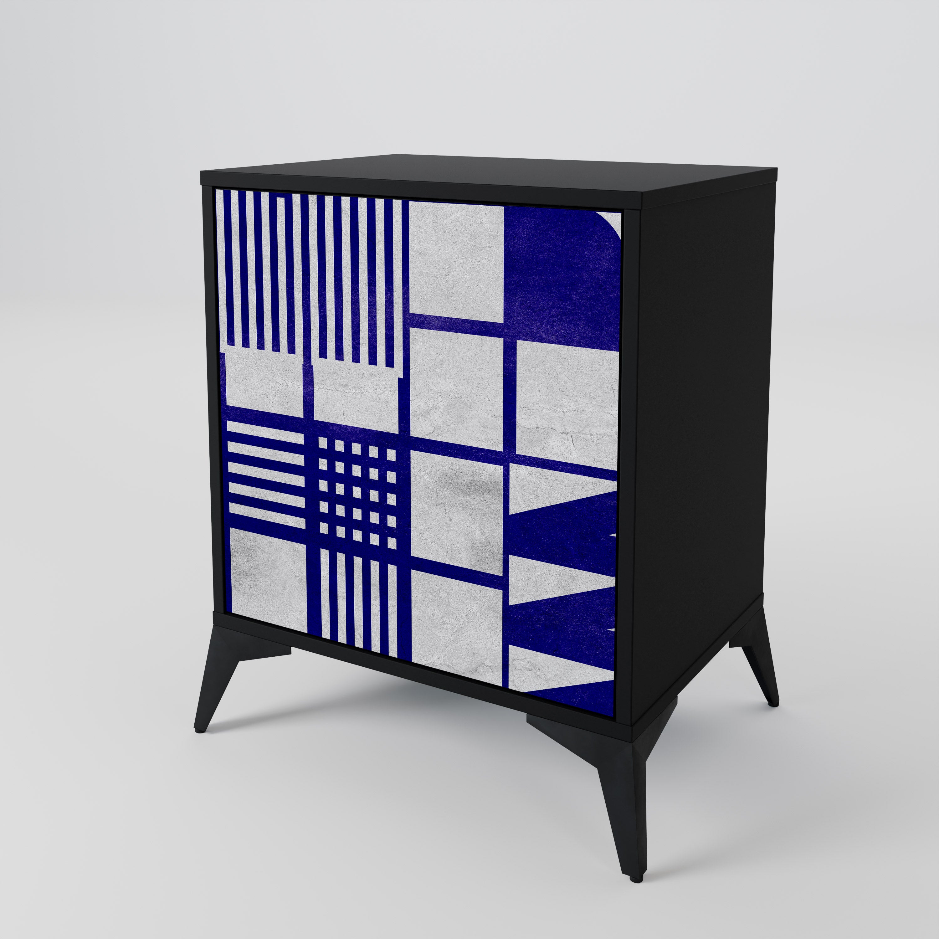 THE RIGHT PLACES Komoda 1-drzwiowa korpus Czarny