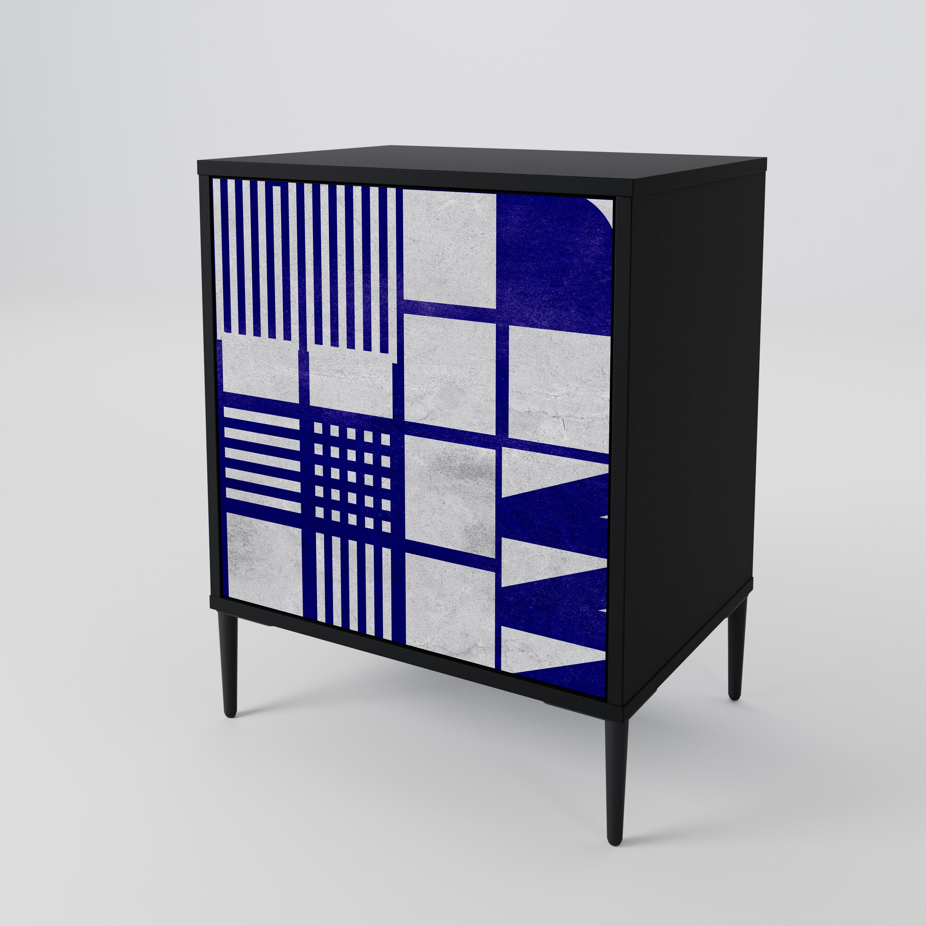 THE RIGHT PLACES Komoda 1-drzwiowa korpus Czarny