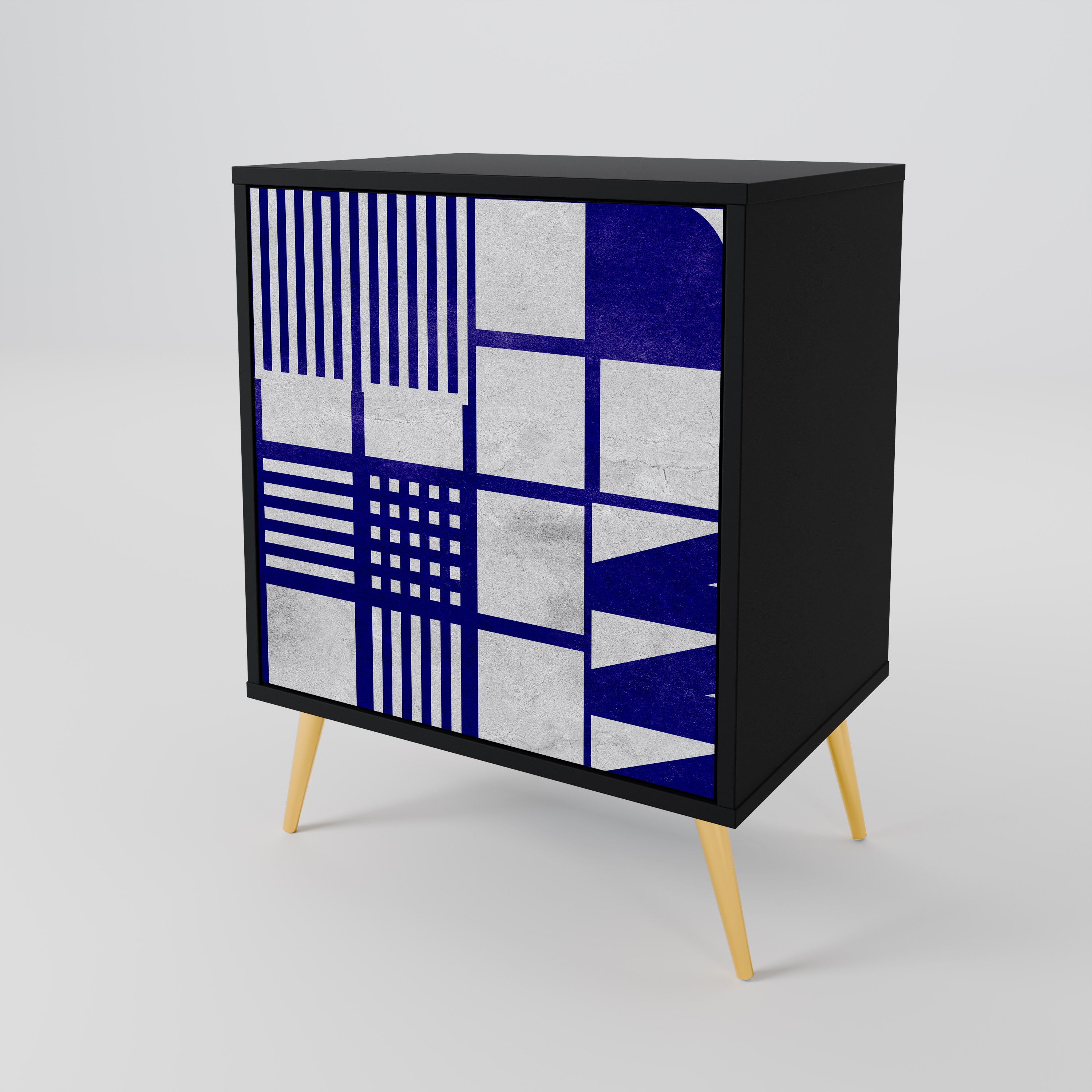 THE RIGHT PLACES Komoda 1-drzwiowa korpus Czarny