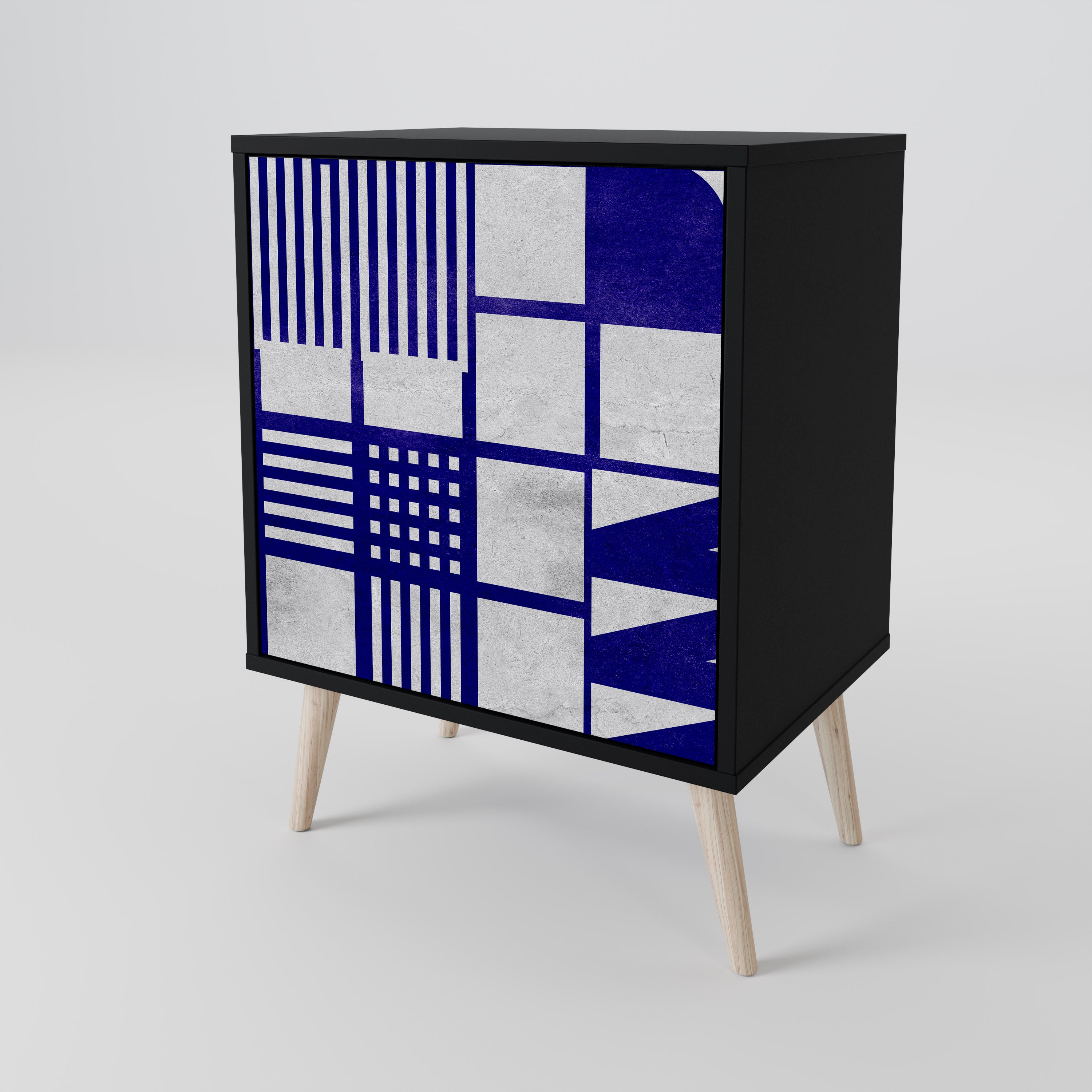 THE RIGHT PLACES Komoda 1-drzwiowa korpus Czarny