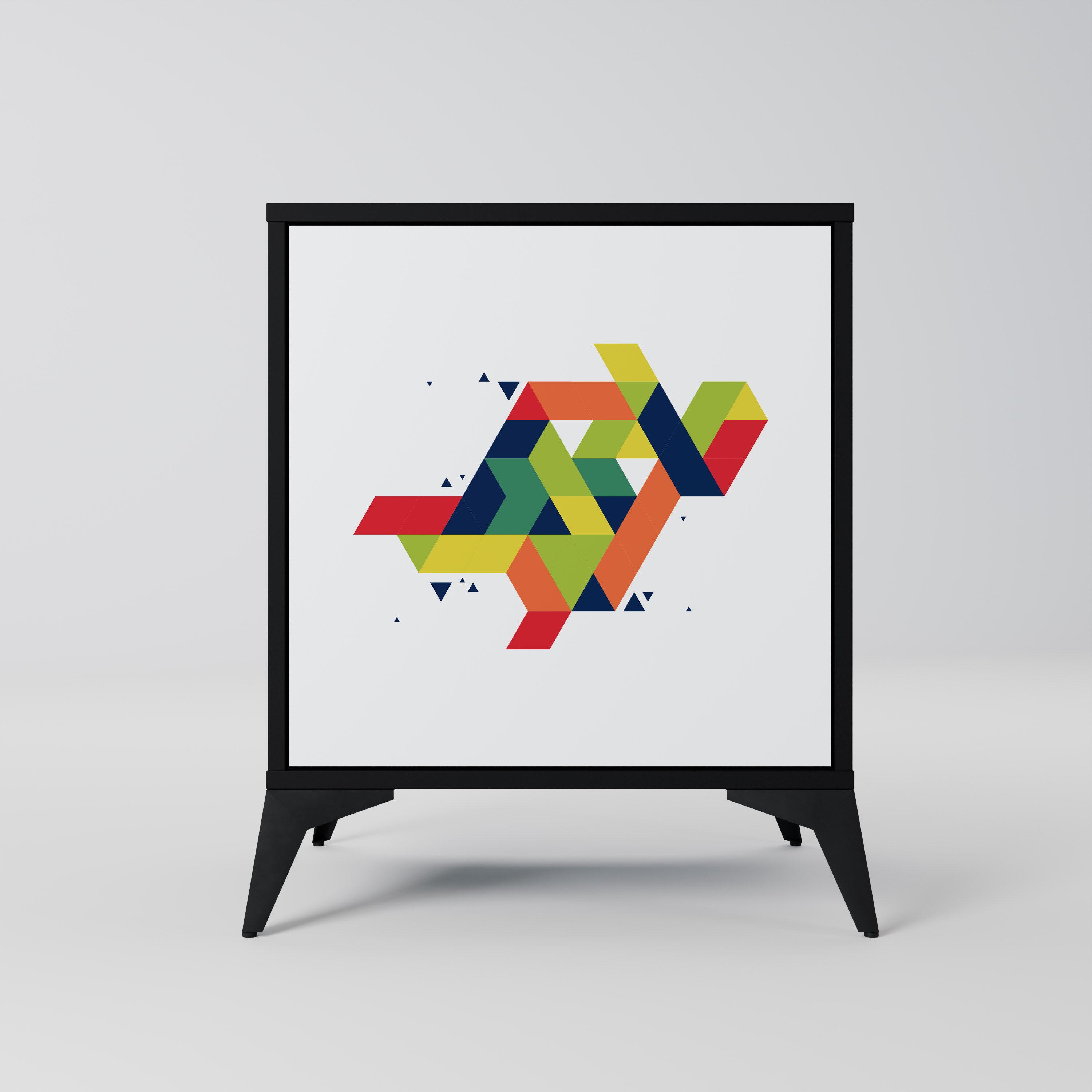 FUTURE SIGN Komoda 1-drzwiowa korpus Czarny