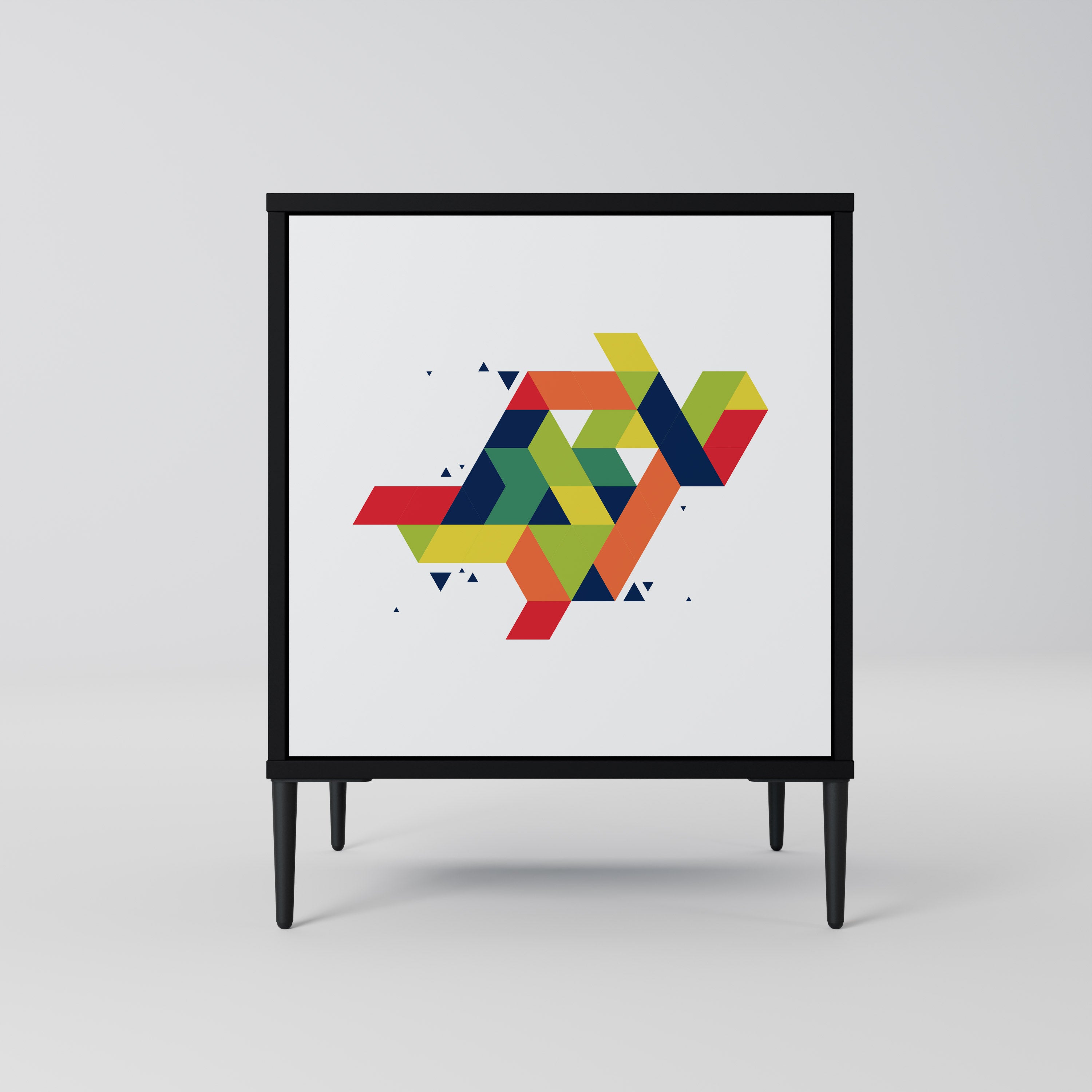 FUTURE SIGN Komoda 1-drzwiowa korpus Czarny