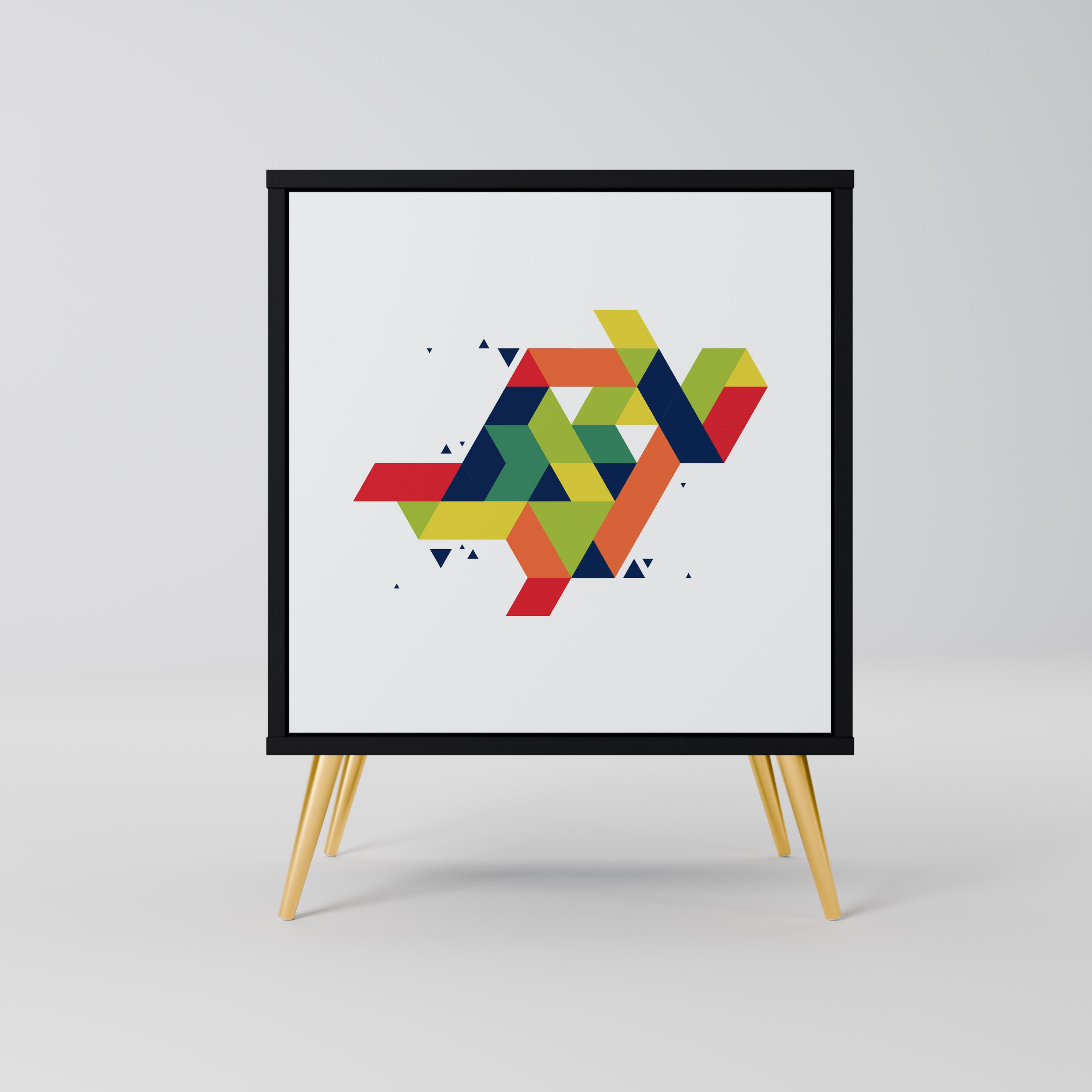 FUTURE SIGN Komoda 1-drzwiowa korpus Czarny