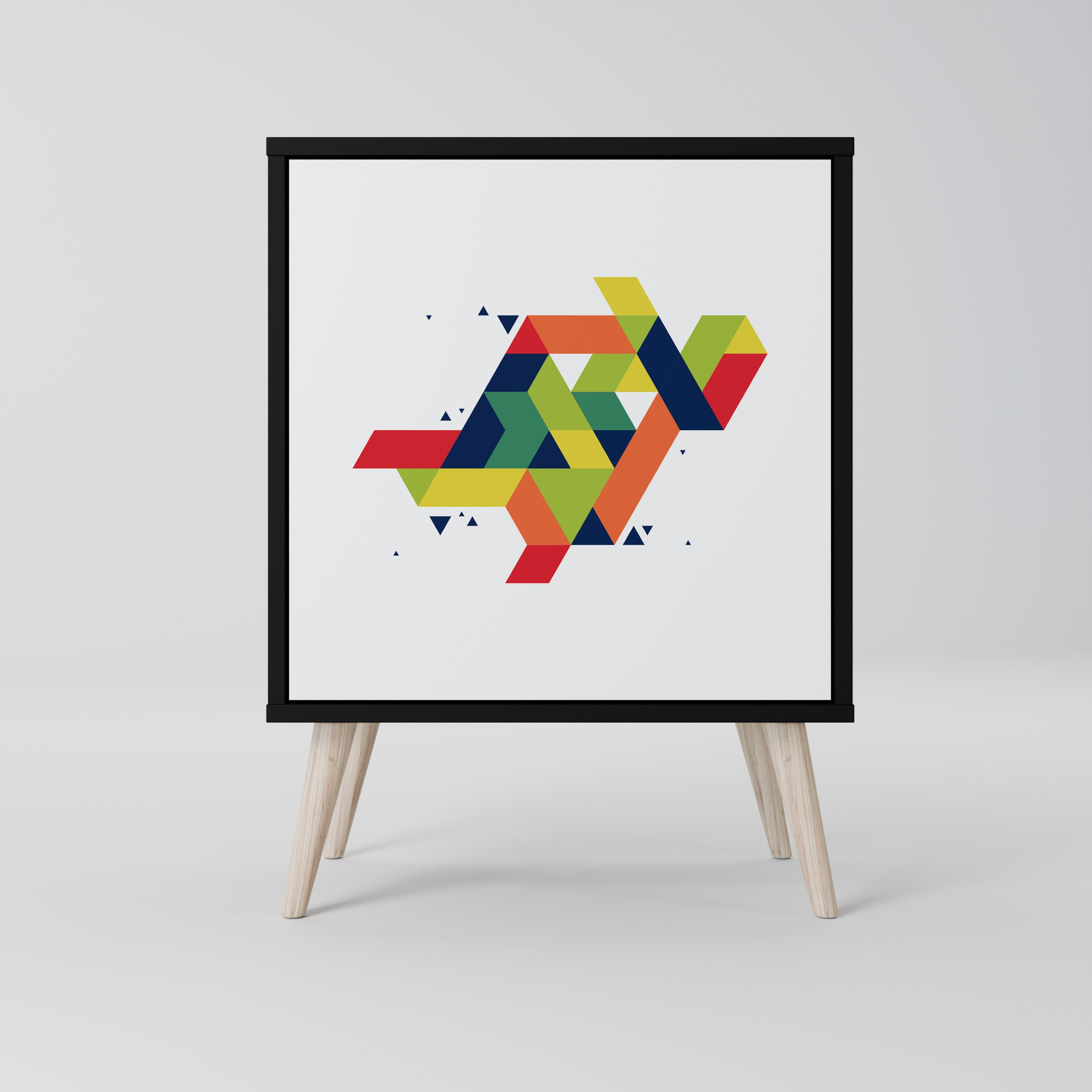 FUTURE SIGN Komoda 1-drzwiowa korpus Czarny