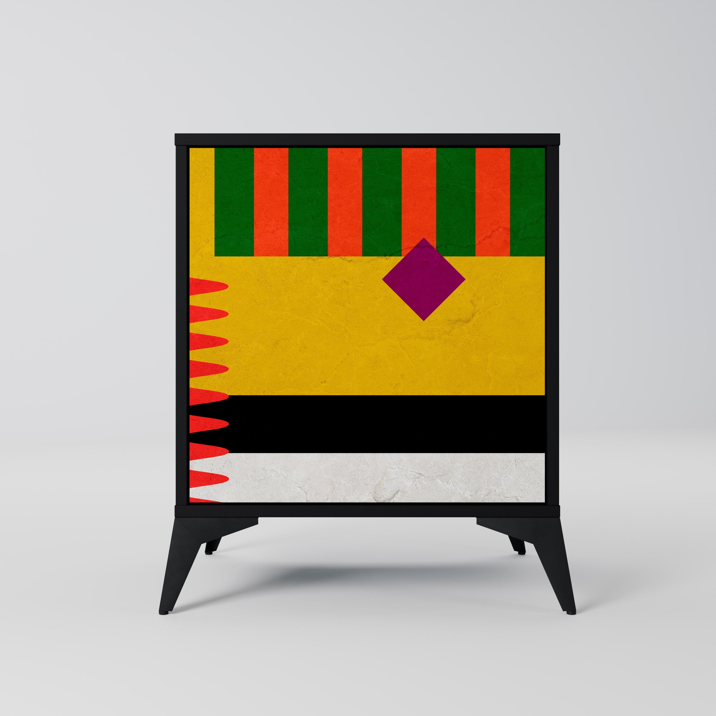 VIVID ART Komoda 1-drzwiowa korpus Czarny