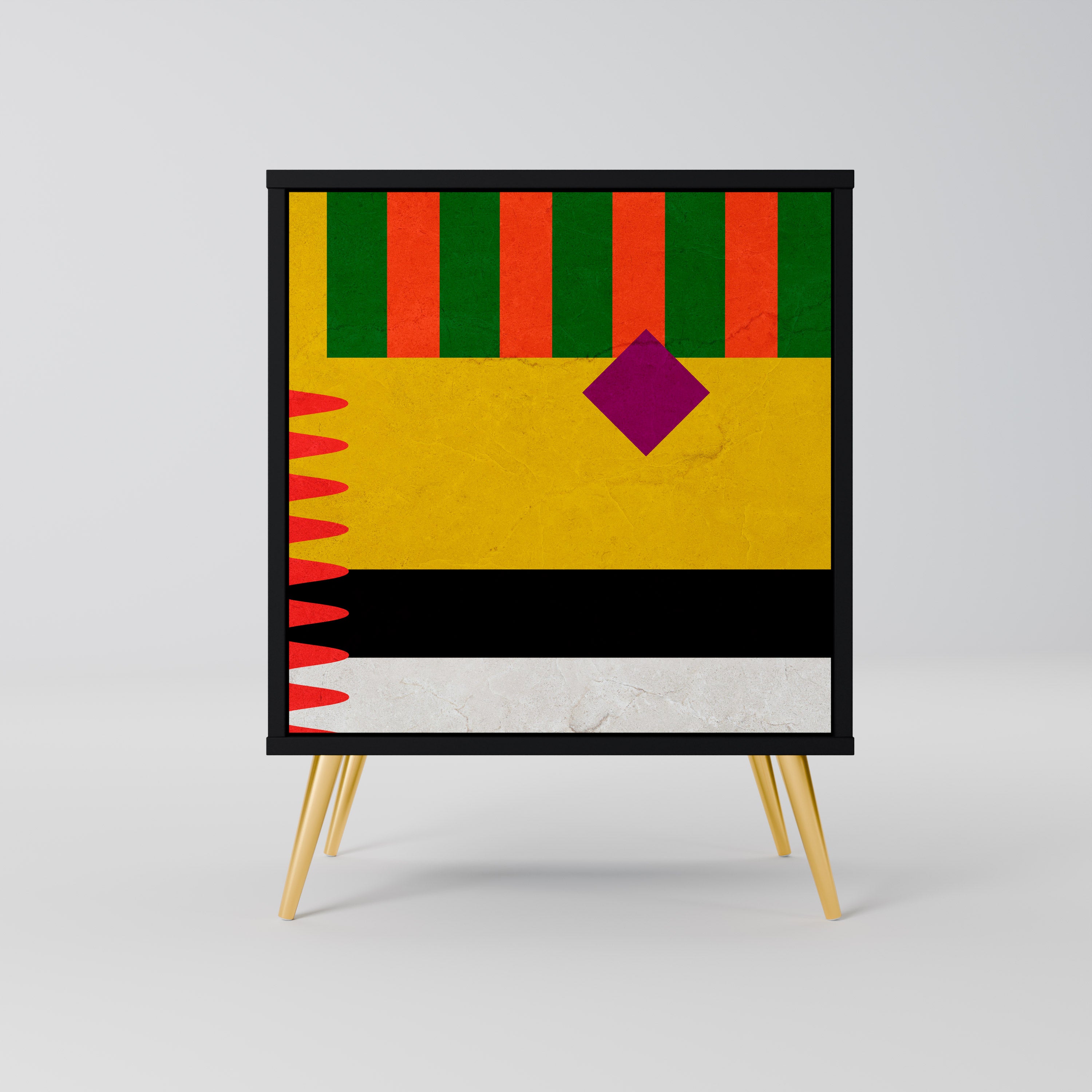 VIVID ART Komoda 1-drzwiowa korpus Czarny