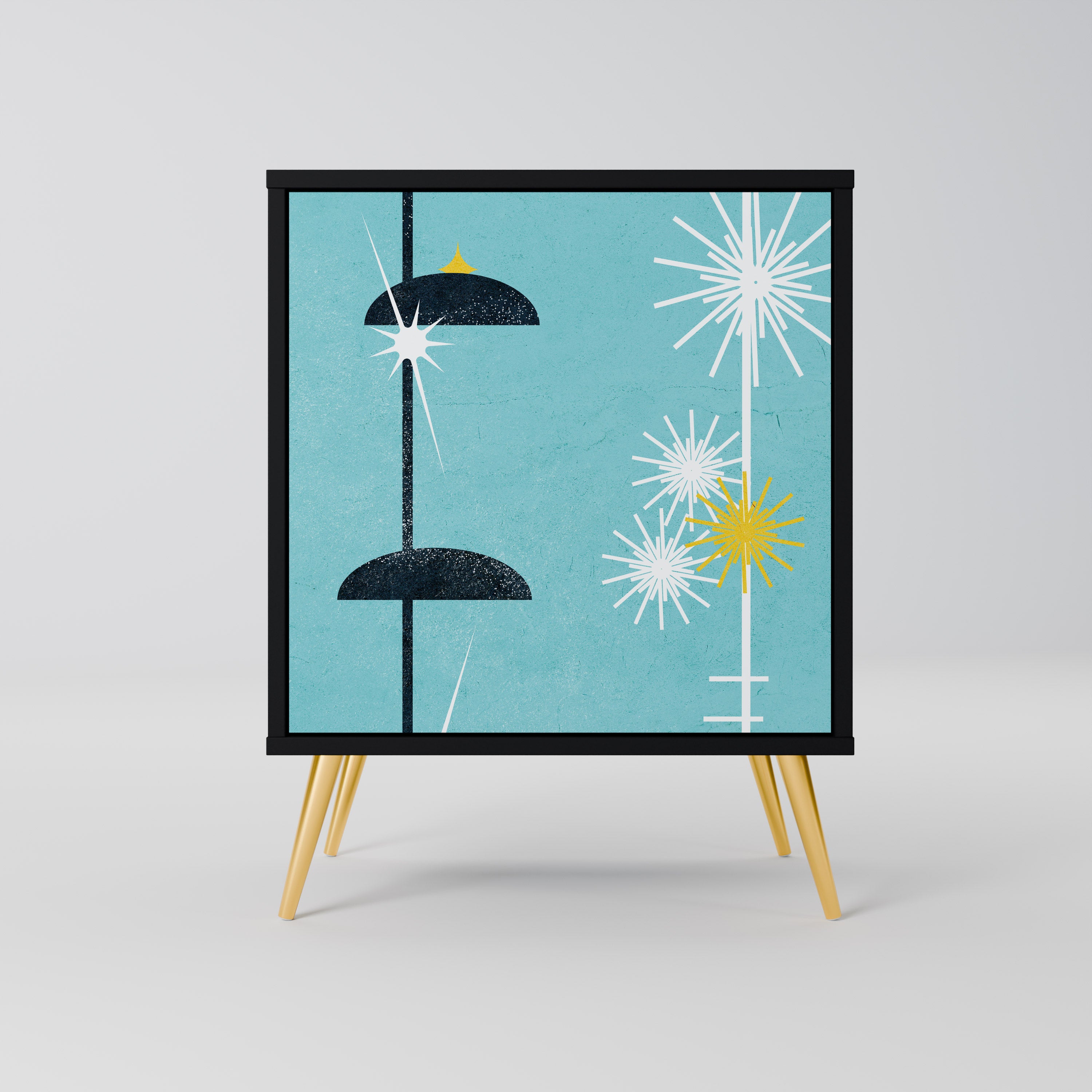 PATHS TO HAPPINESS Komoda 1-drzwiowa korpus Czarny